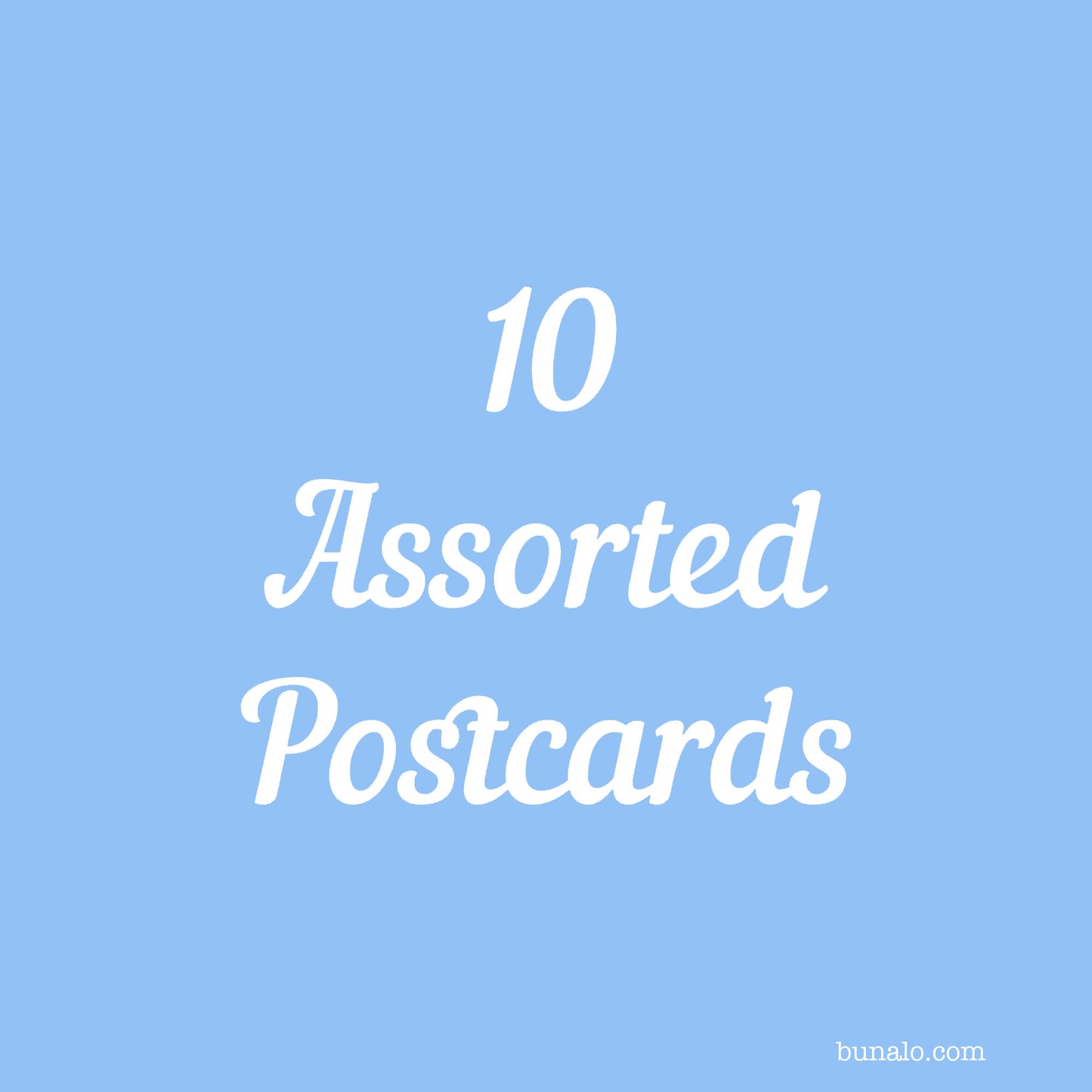 10 Assorted Postcards