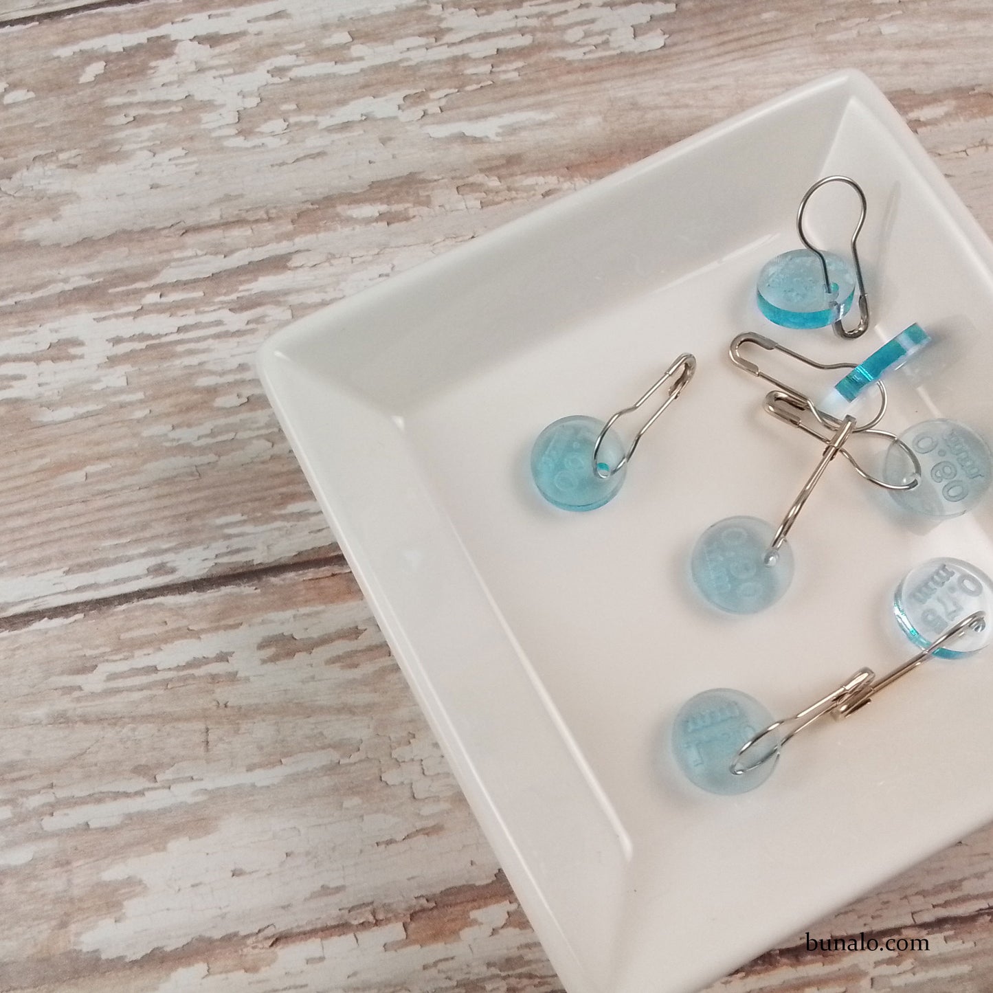 Crochet Stitch Markers - MM Number Sizes (Set of 7) Very Small Numbers