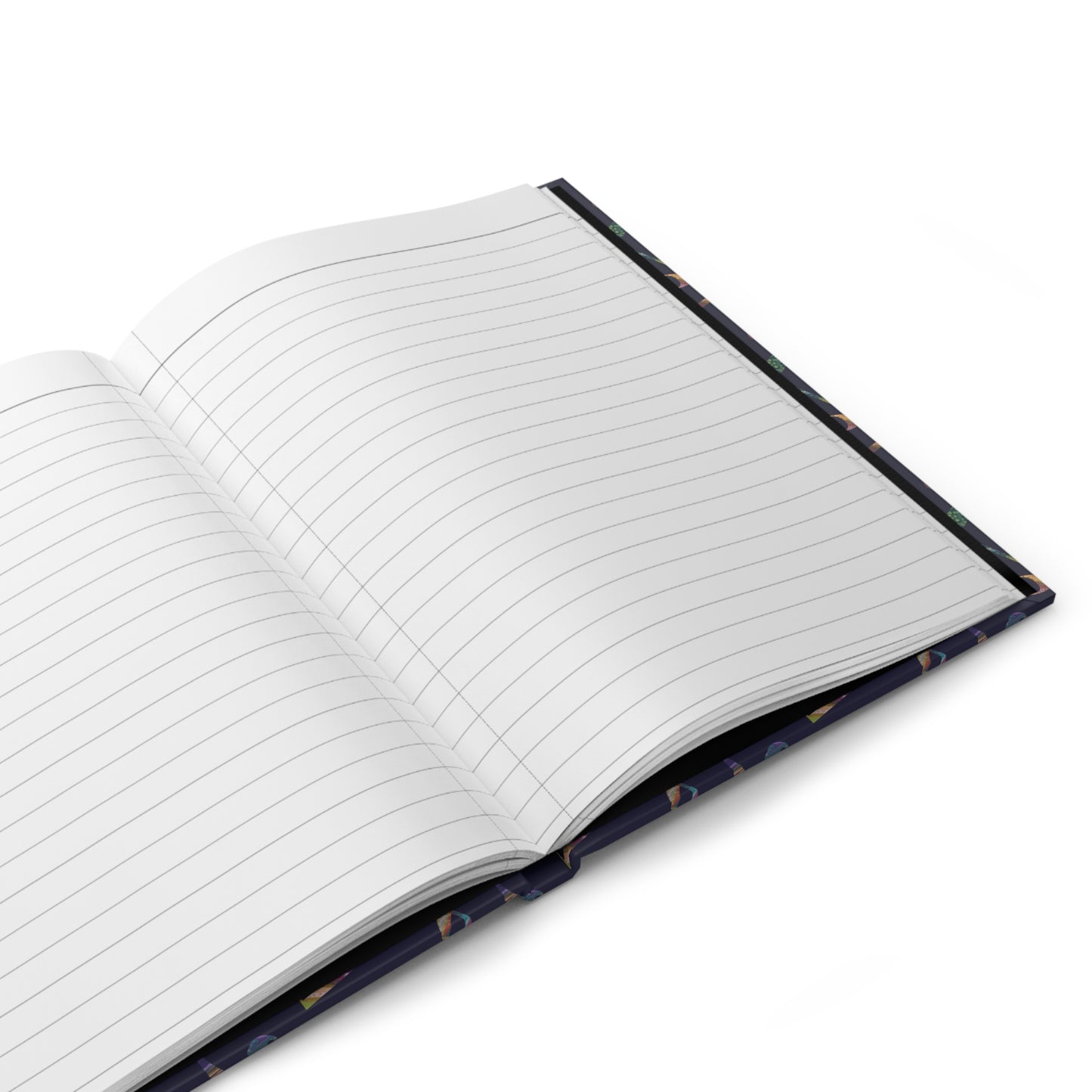 Dark Blue Music Notation Journal in Hardcover