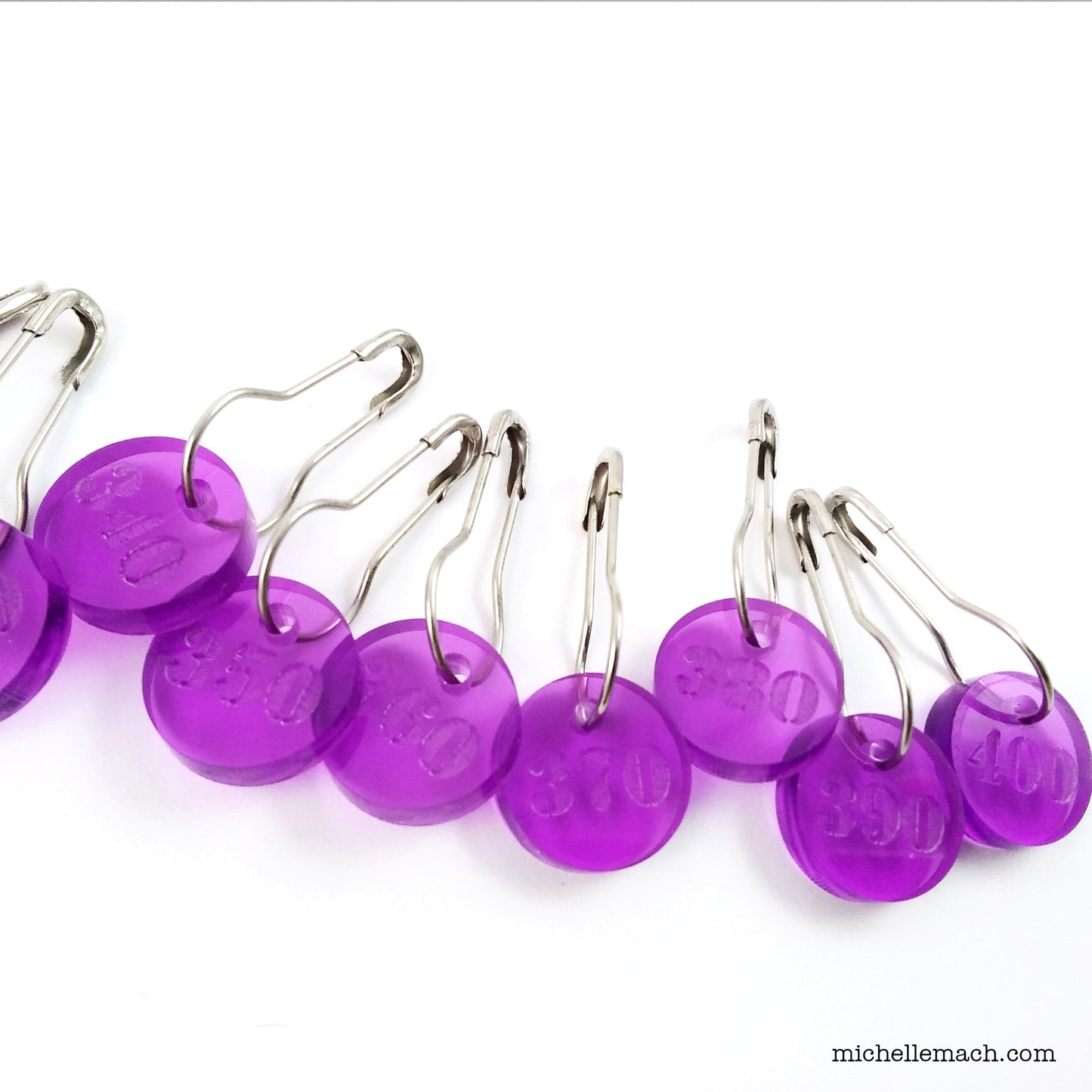 310-400 Number Stitch Markers (Set of 10)