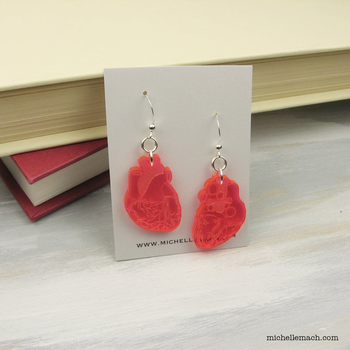 Anatomical Heart Earrings