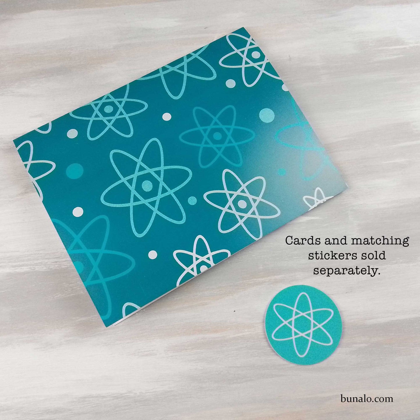 Atom Note Card