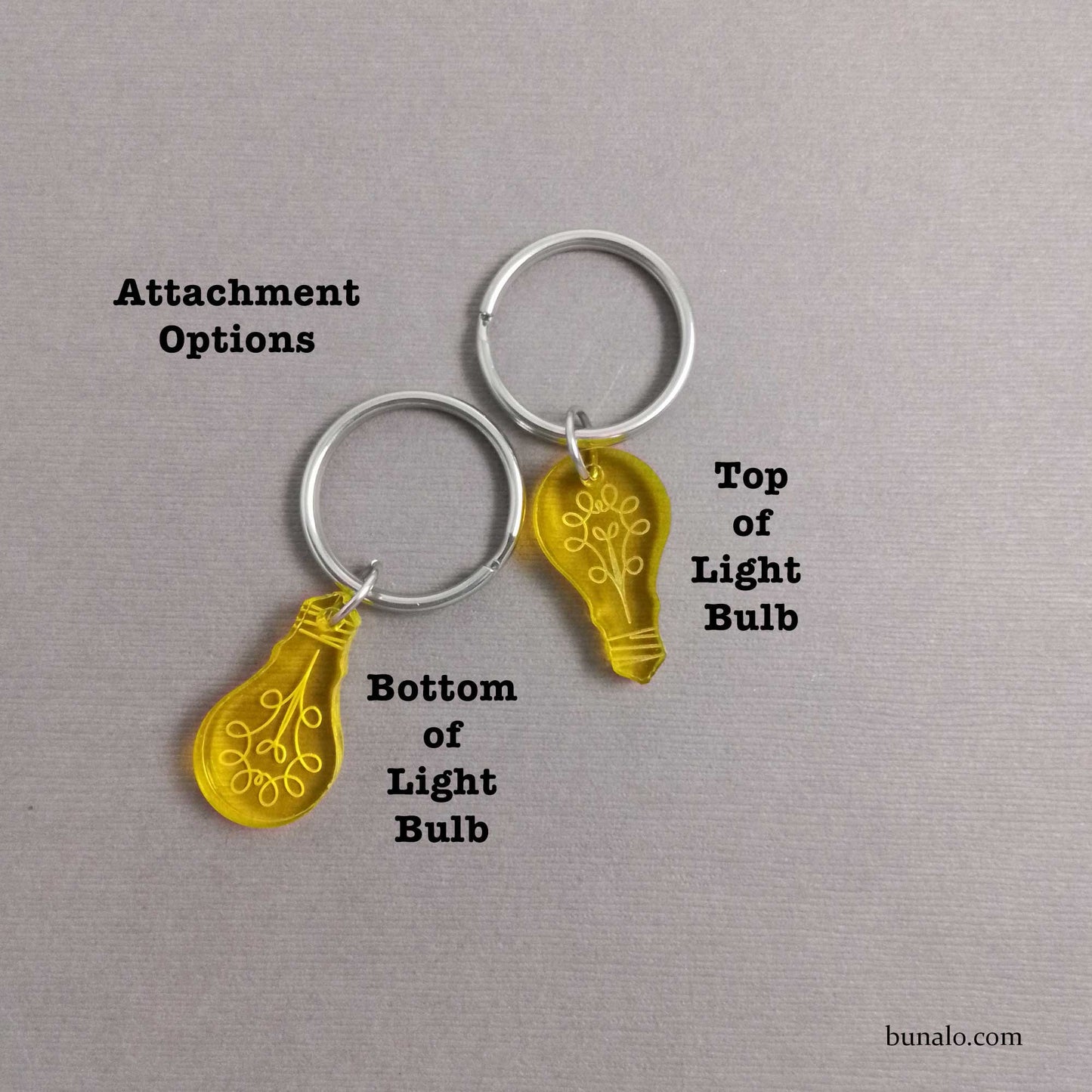 Light Bulb Keychain