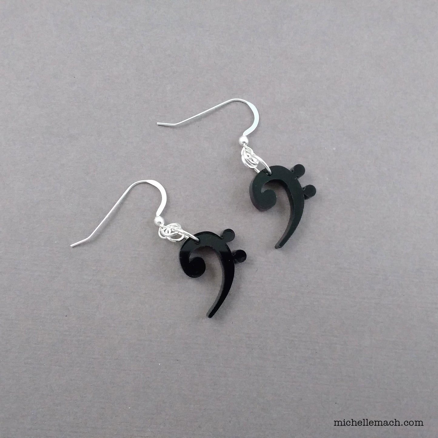 Treble and Bass Clef Earrings