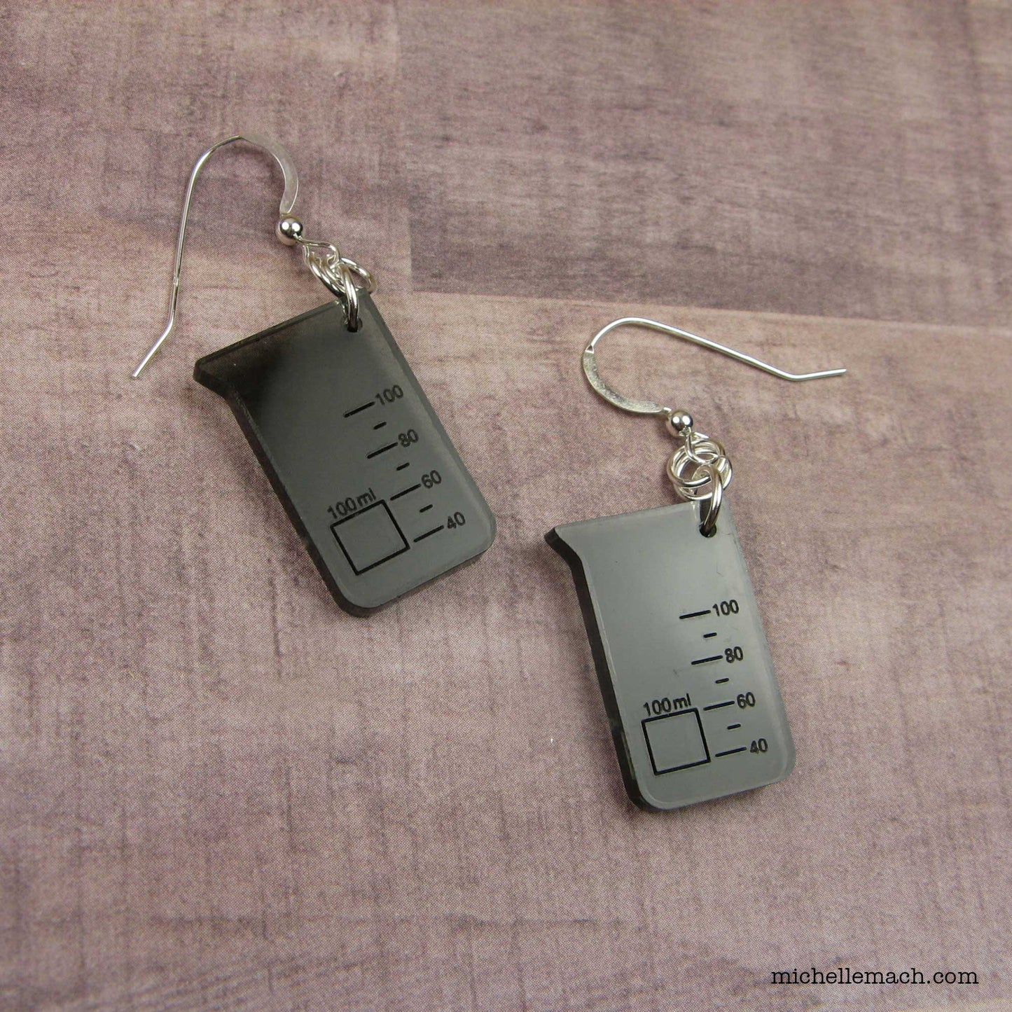 Beaker and Flask Earrings