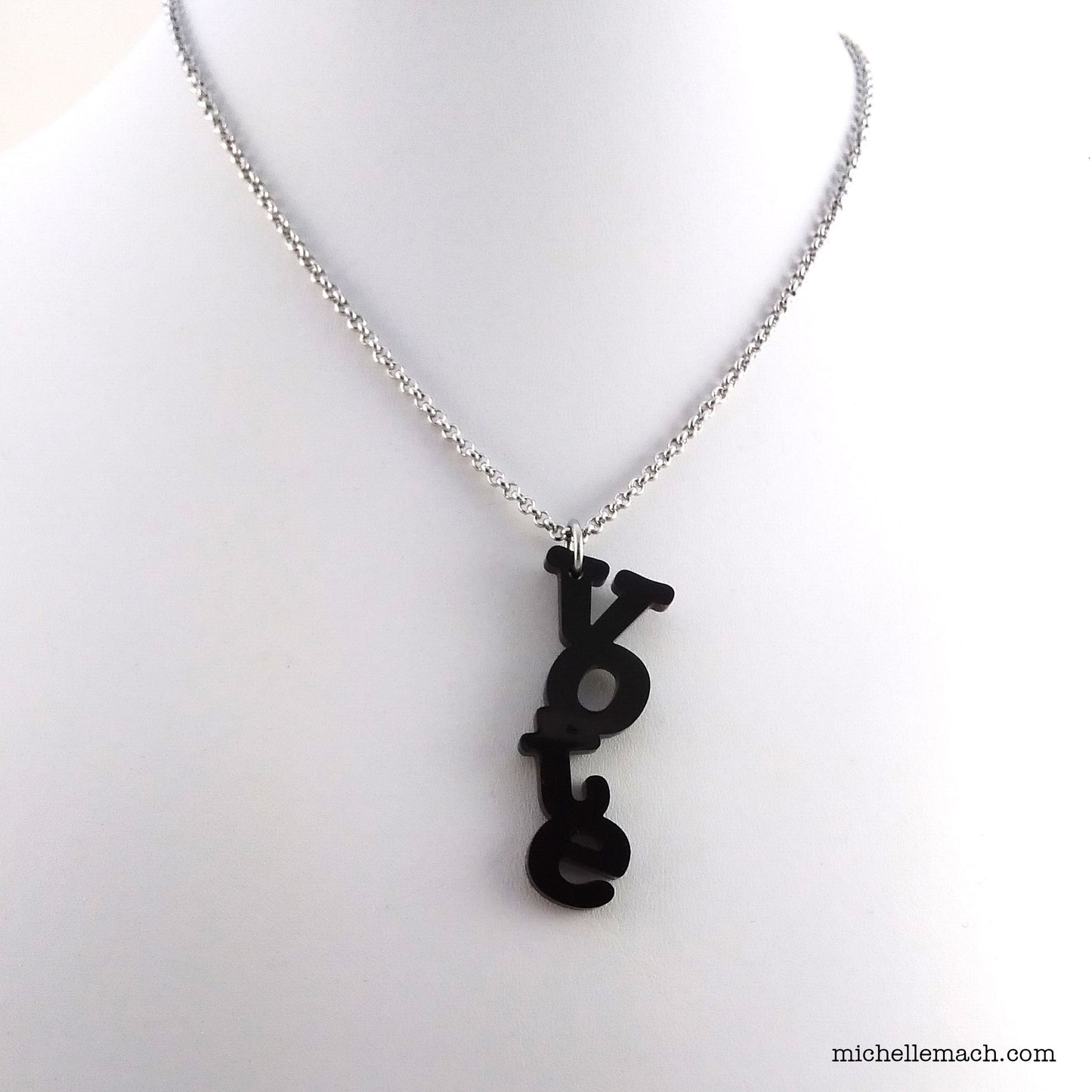 Vote Necklace (Vertical)