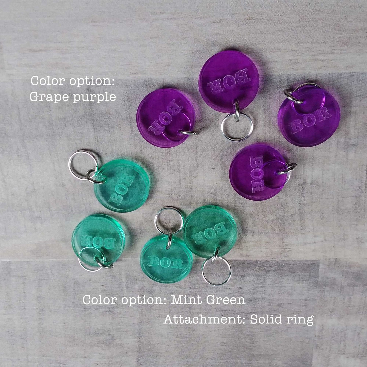 BOR Stitch Markers (Set of 4)