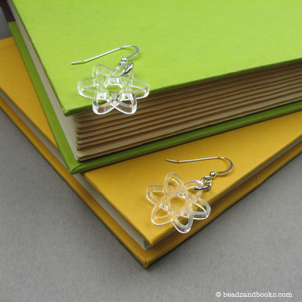 Colorful Atom Earrings