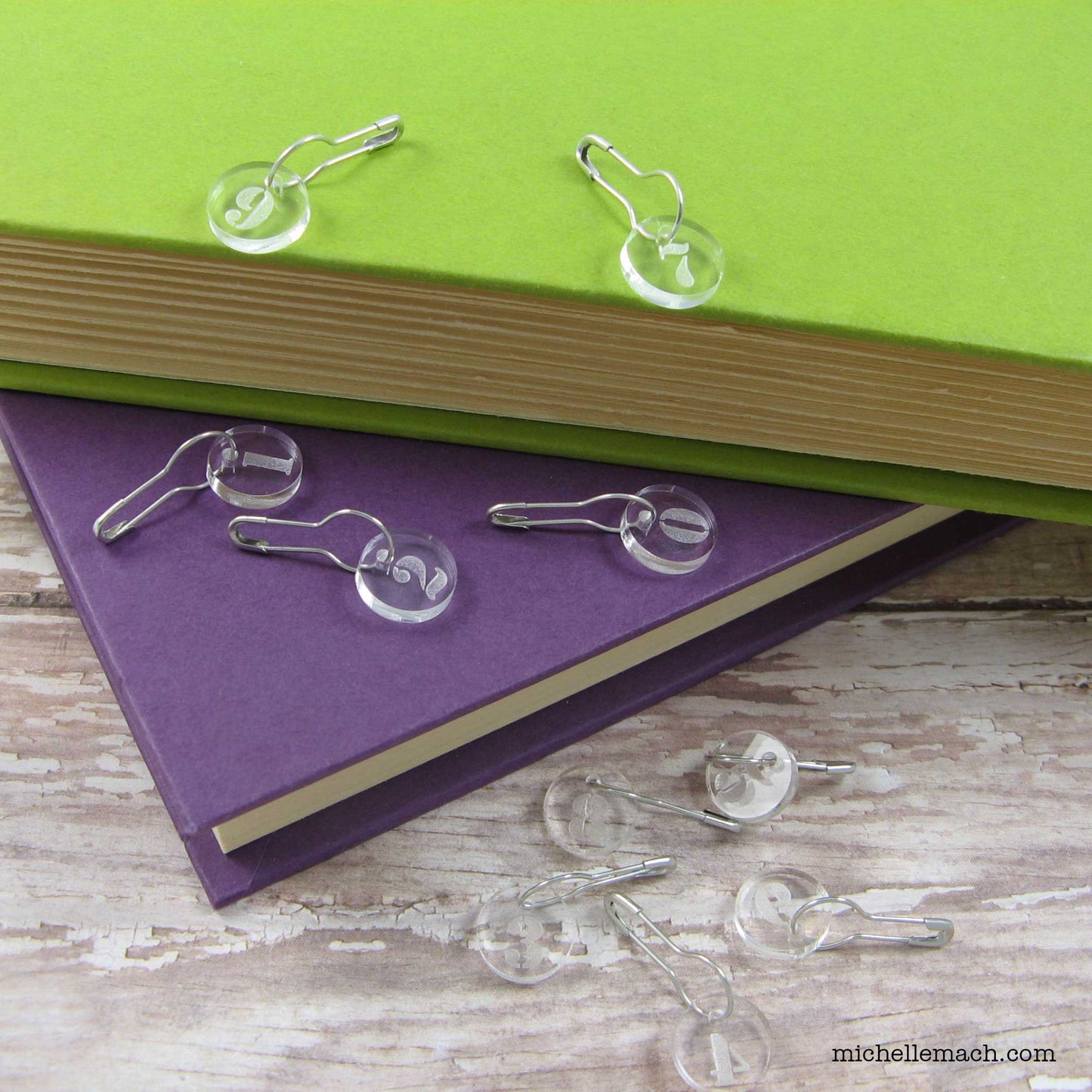 0-9 Number Stitch Markers (Set of 10)