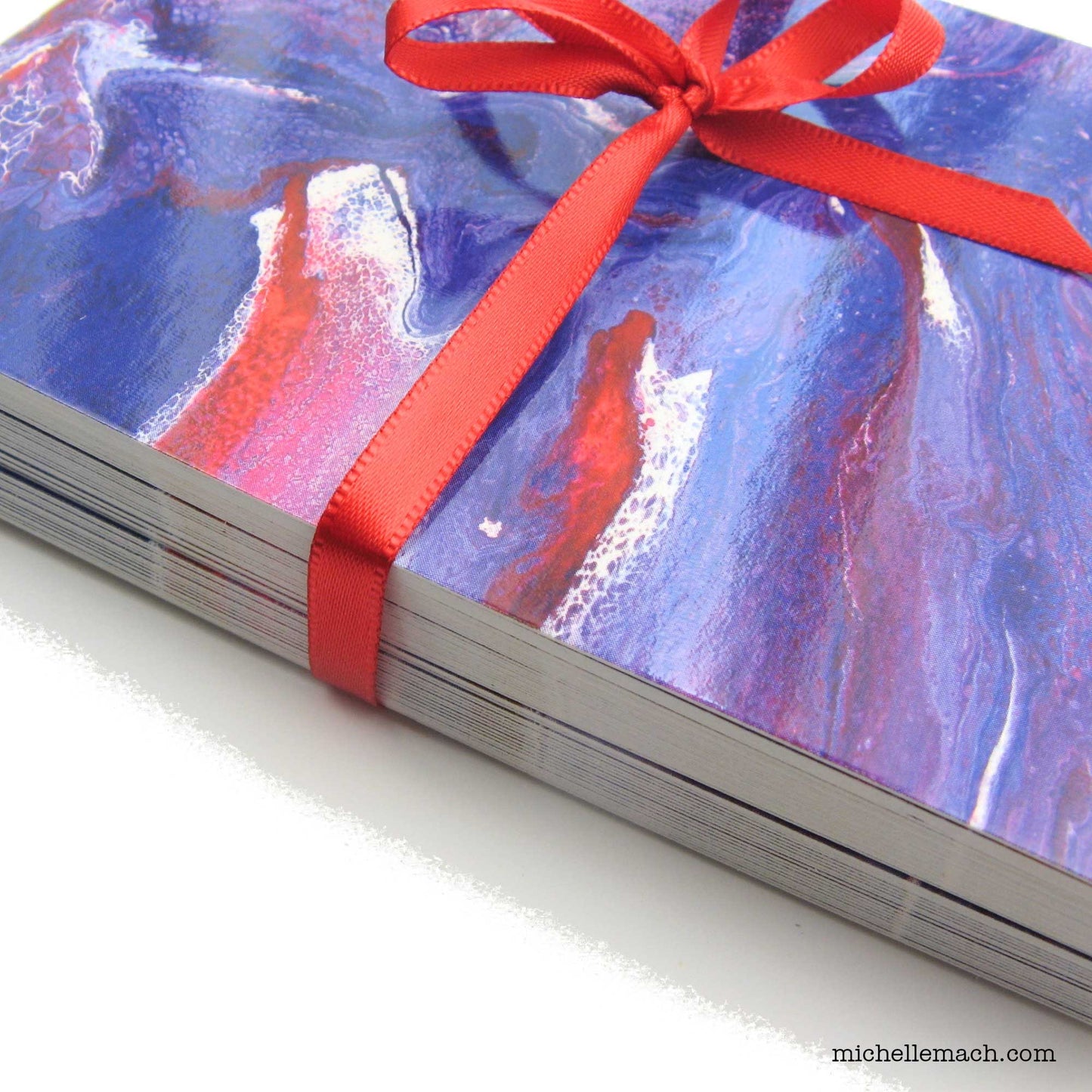 Red, White, and Blue Abstract Postcards (Set of 50)