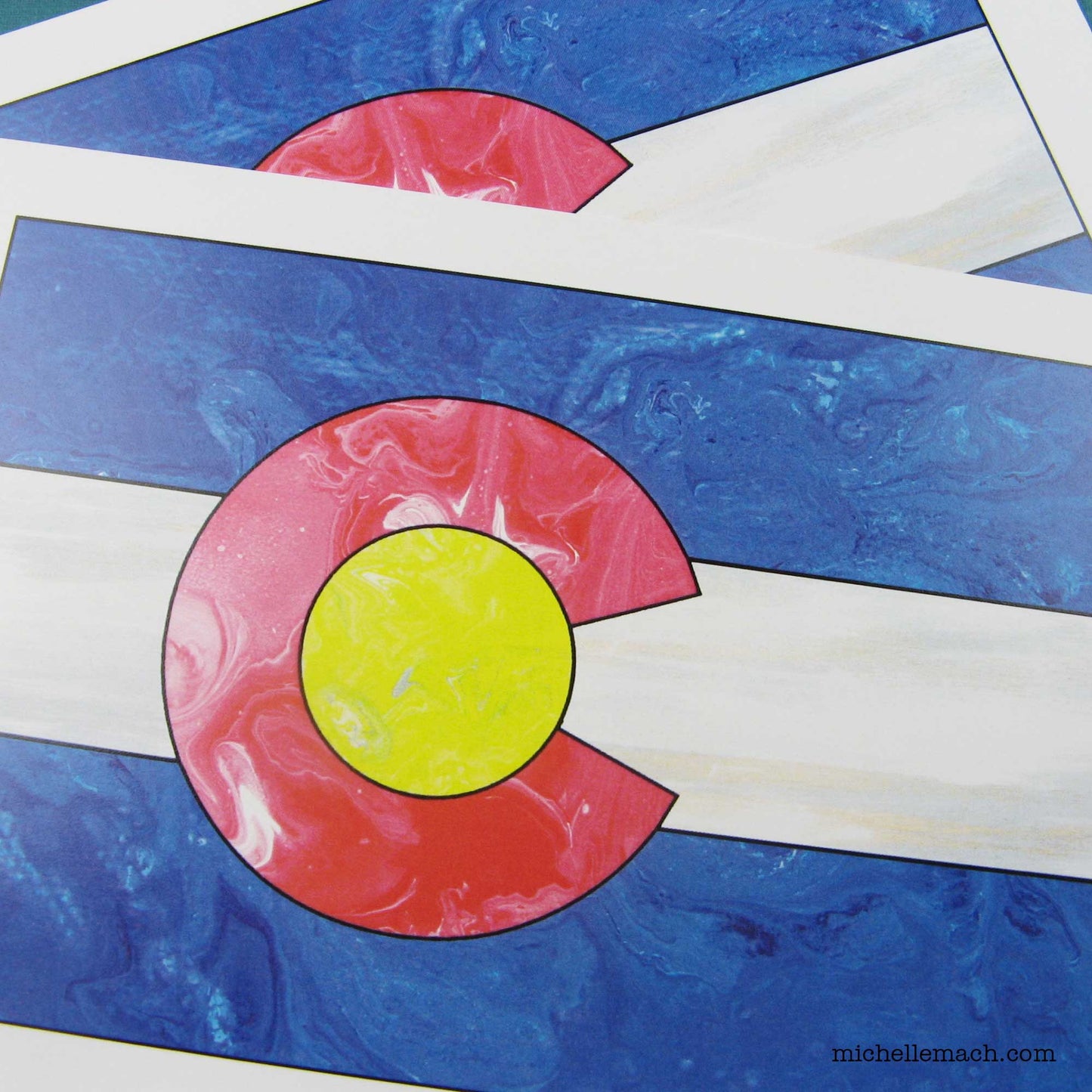 Colorado Flag Postcard