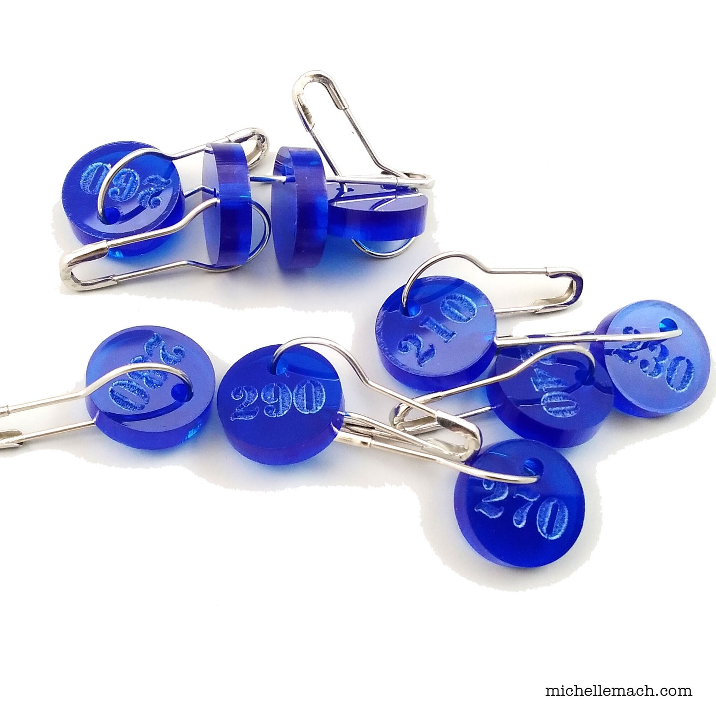 210-300 Number Stitch Markers (Set of 10)