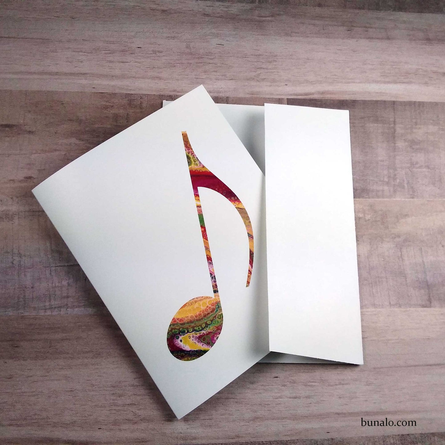 Music Note Cards (Assorted Set of 6)