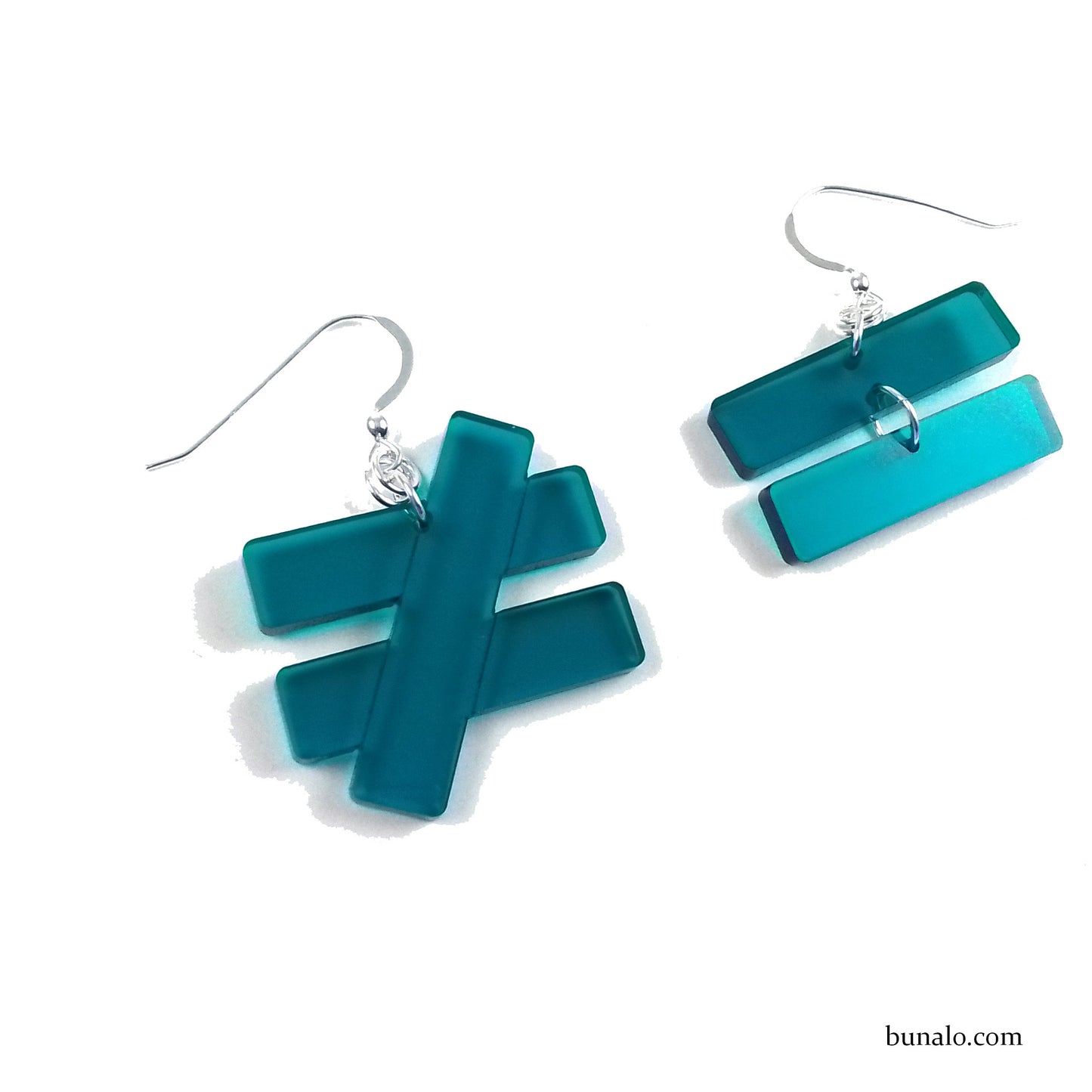 Equal and Not Equal Math Sign Earrings