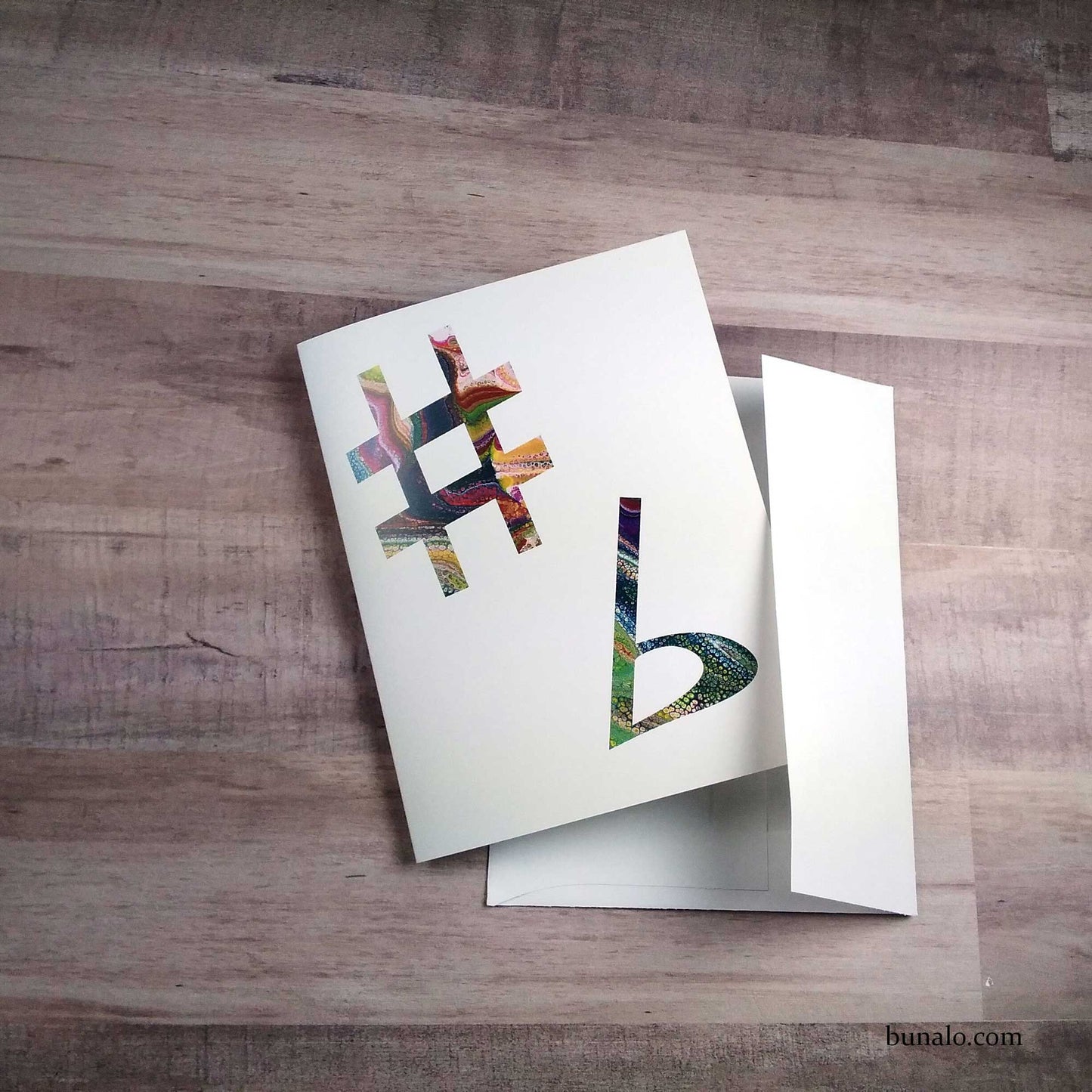 Music Note Cards (Assorted Set of 6)