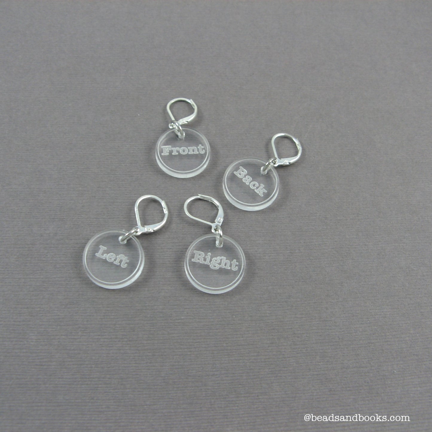 Back, Front, Left, Right Placeholder Markers (Set of 4)