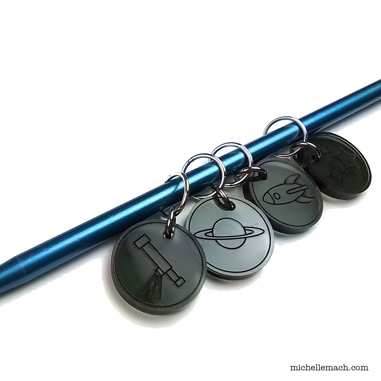 Space Stitch Markers (Set of 4)