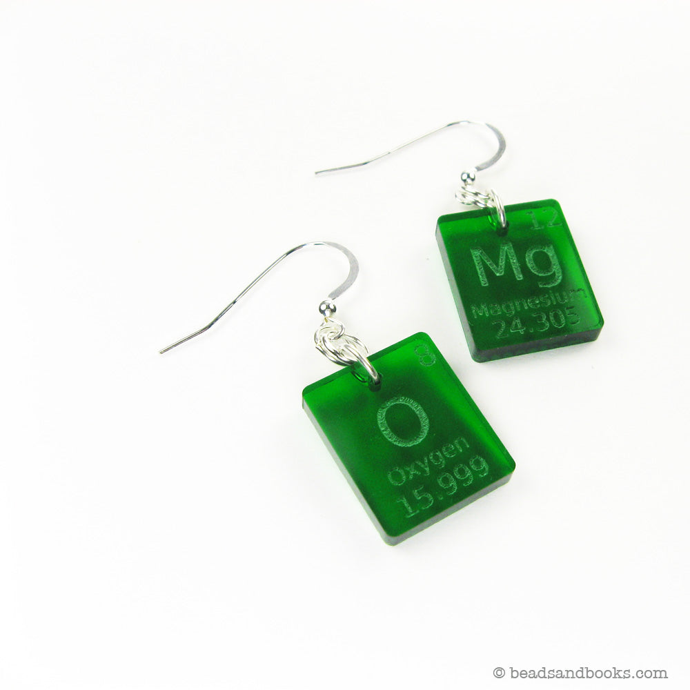 Periodic Table Element Earrings