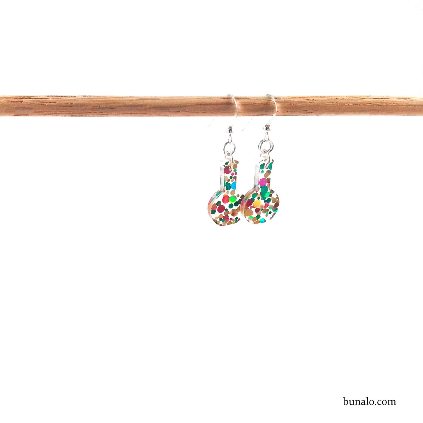 Florence Flask Earrings - Colorful Party Edition