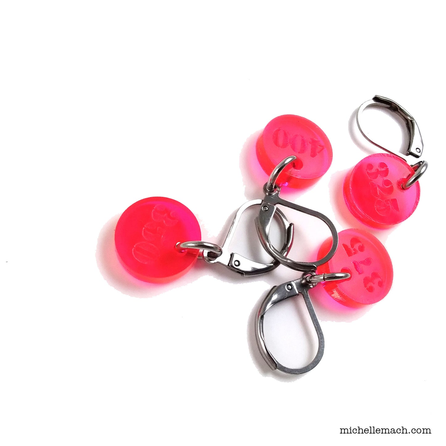 325-400 Number Stitch Markers (Set of 4)