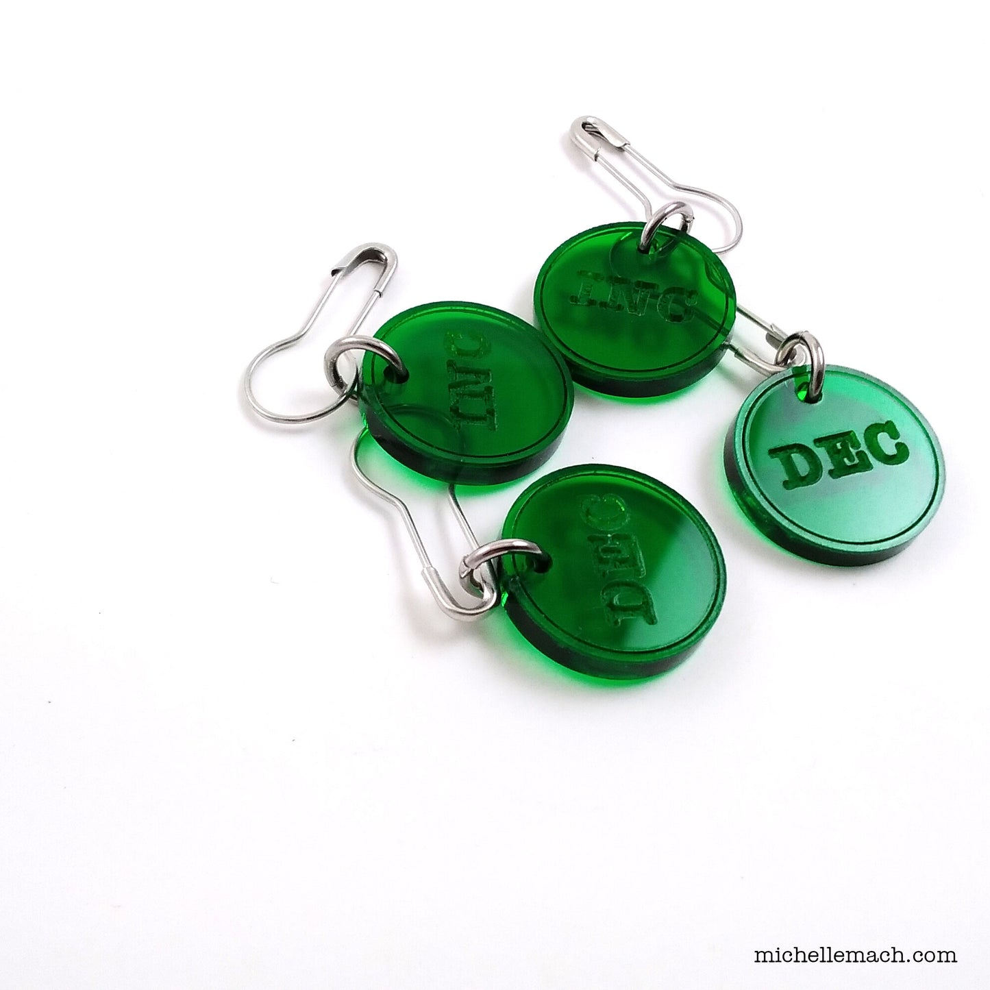 Inc, Dec Stitch Markers (Set of 4)