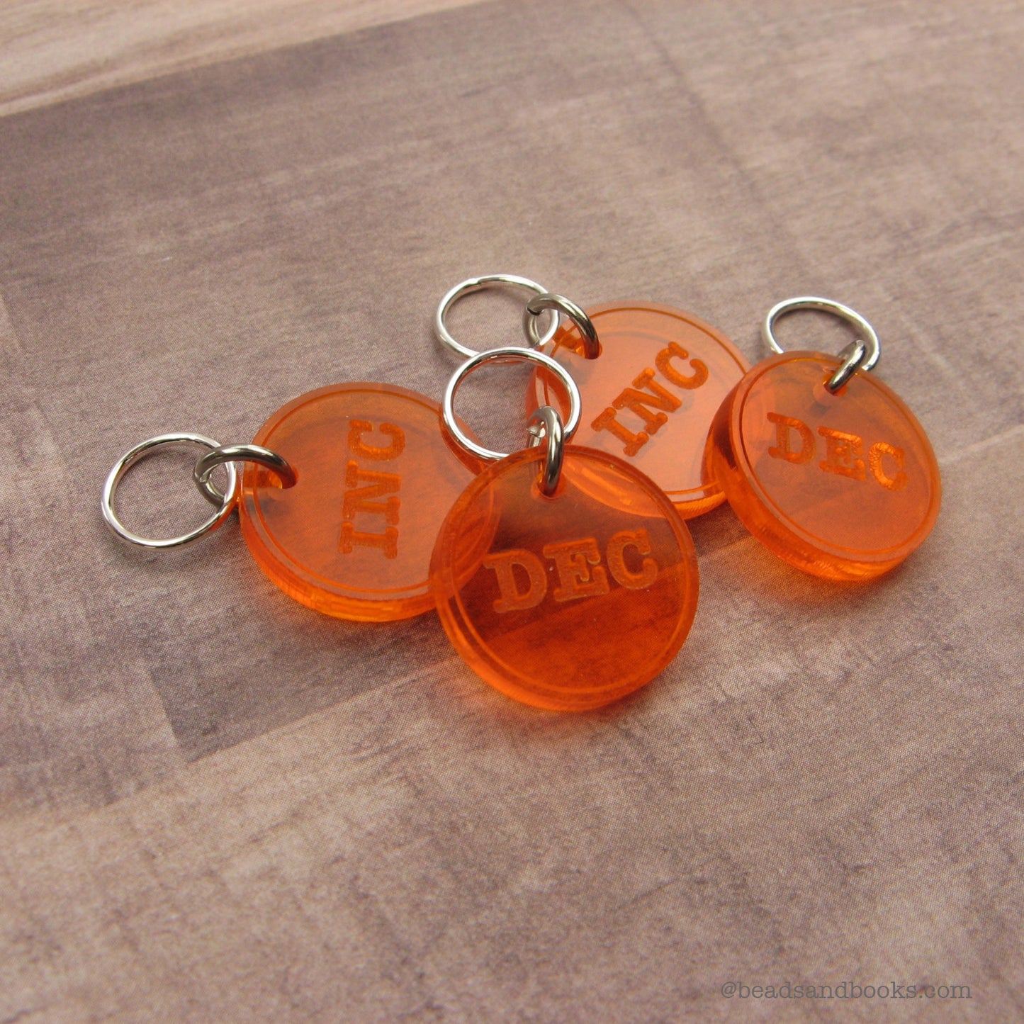 Inc, Dec Stitch Markers (Set of 4)