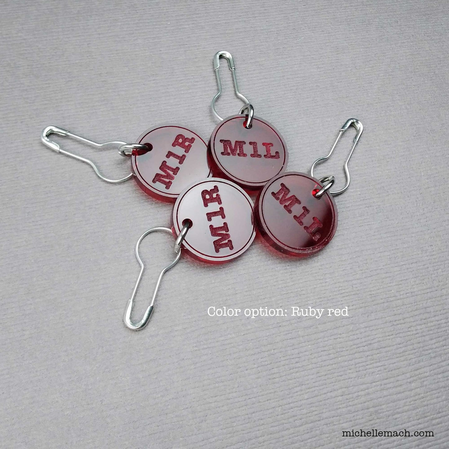 M1L and M1R Stitch Markers (Set of 4)