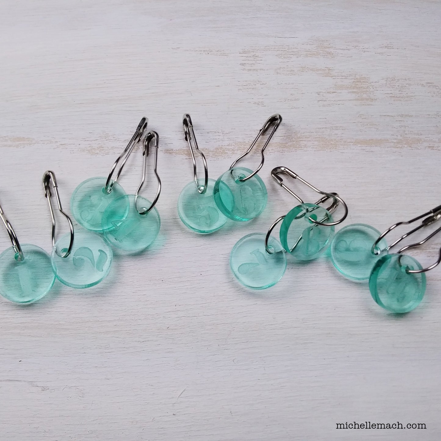 1-10 Number Stitch Markers for Knitting or Crochet (Set of 10)