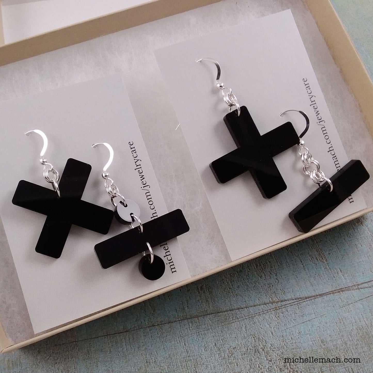 Math Symbol Earrings - Multiply, Divide, Add, Subtract