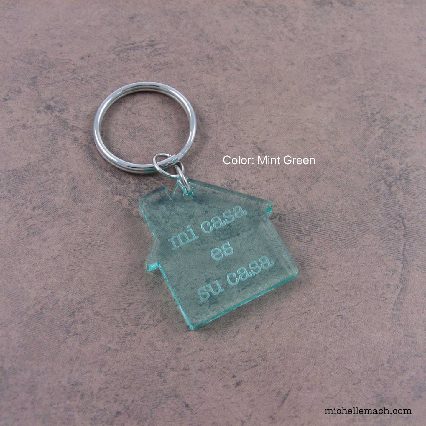 Mi Casa Keychain