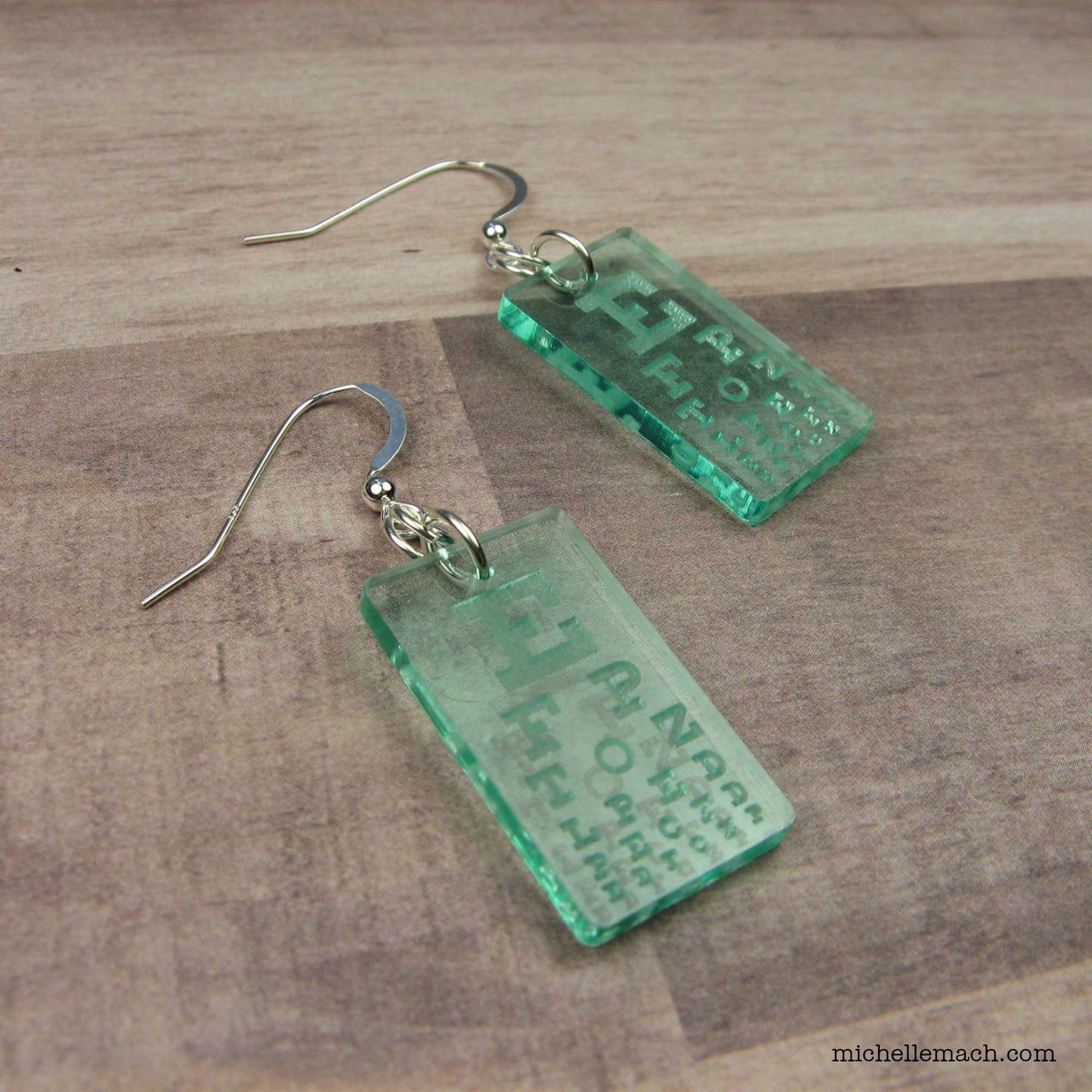 Eye Chart Earrings