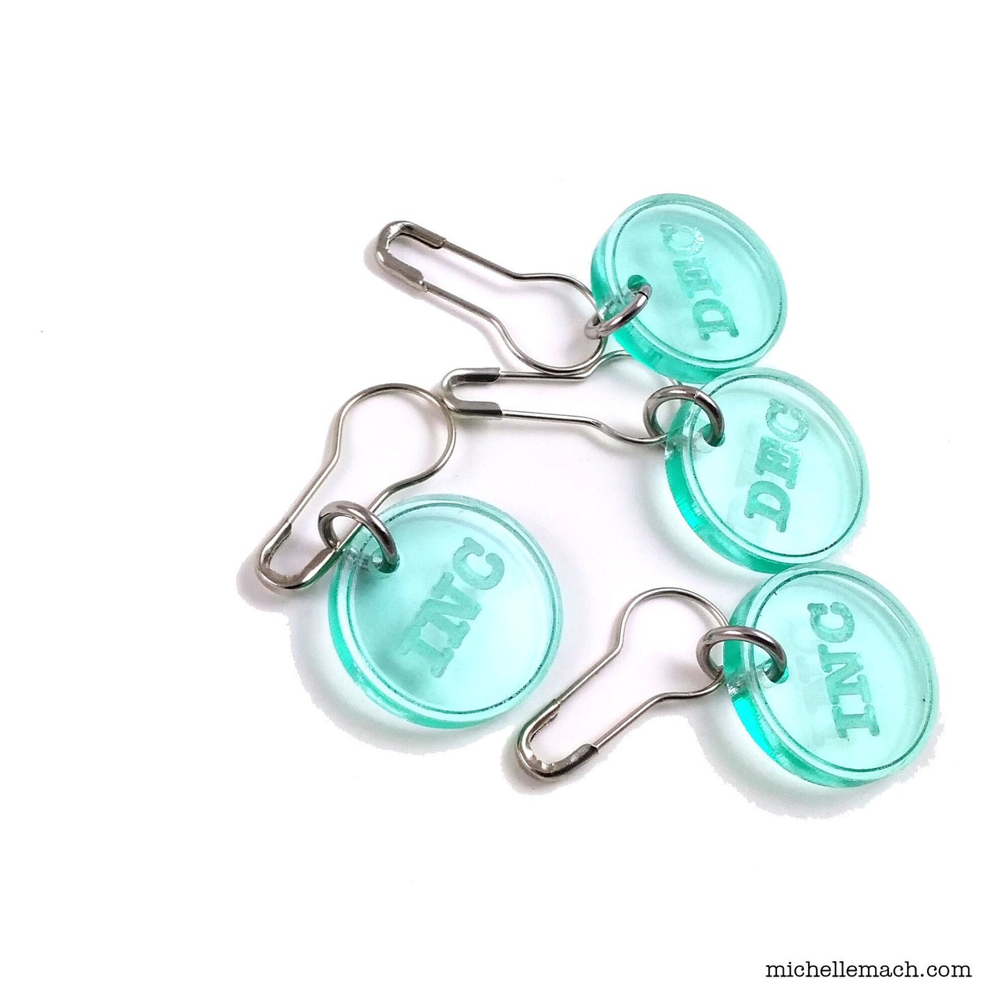 Inc, Dec Stitch Markers (Set of 4)