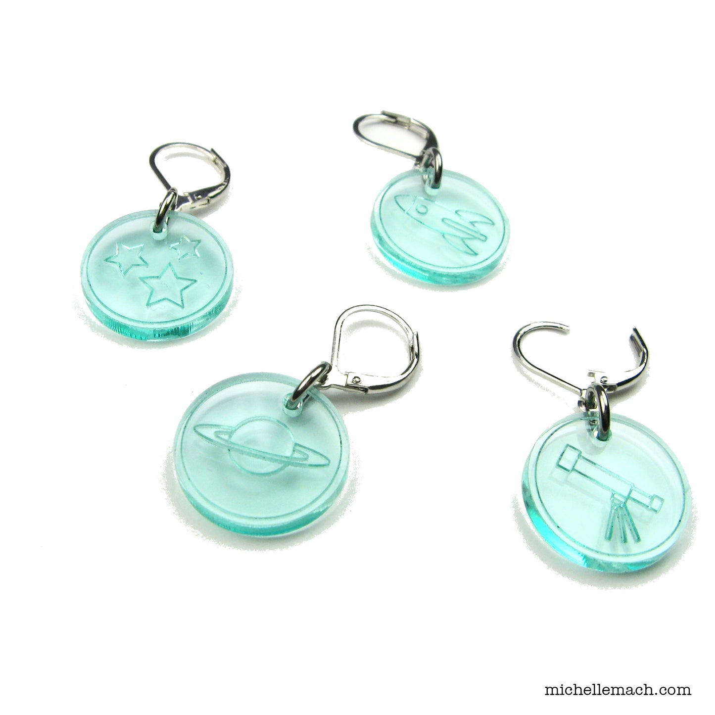 Space Stitch Markers (Set of 4)
