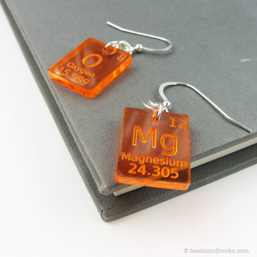 Periodic Table Element Earrings