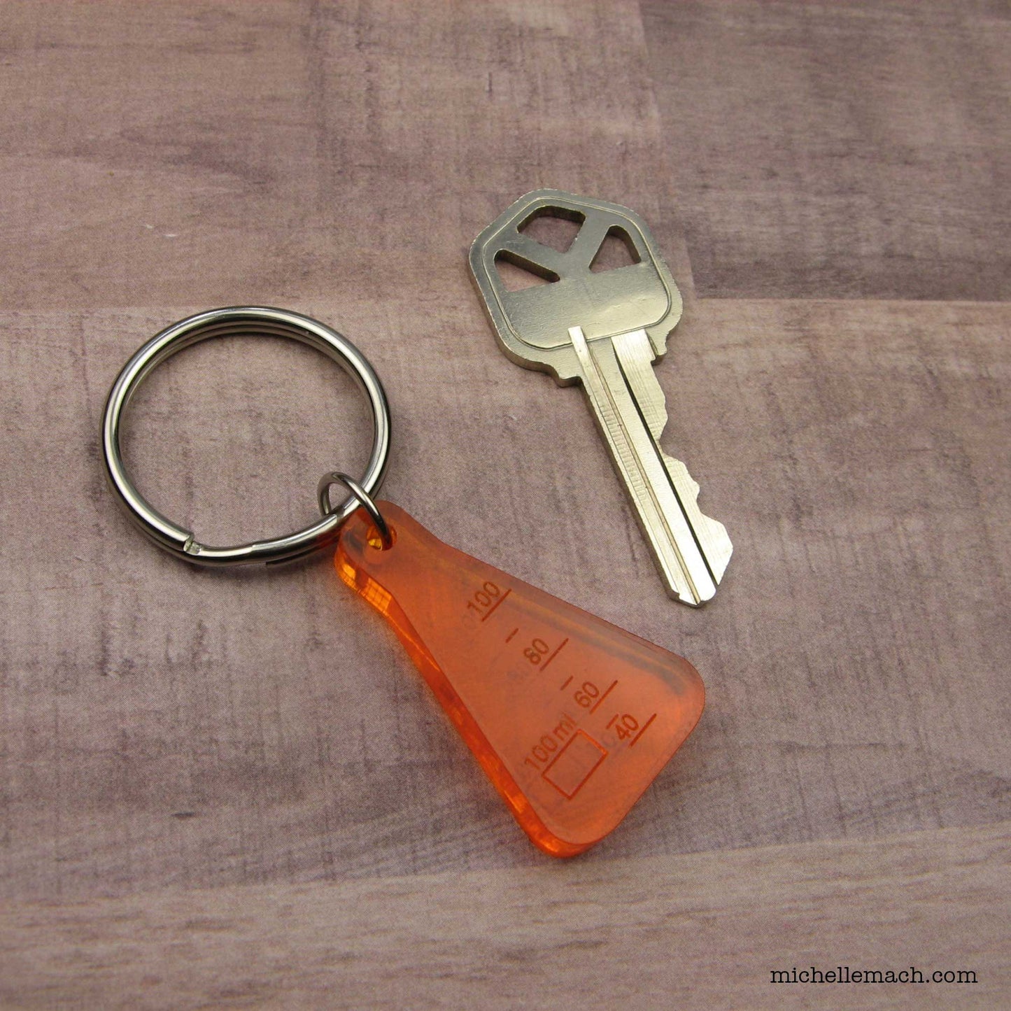 Science Flask Keychain