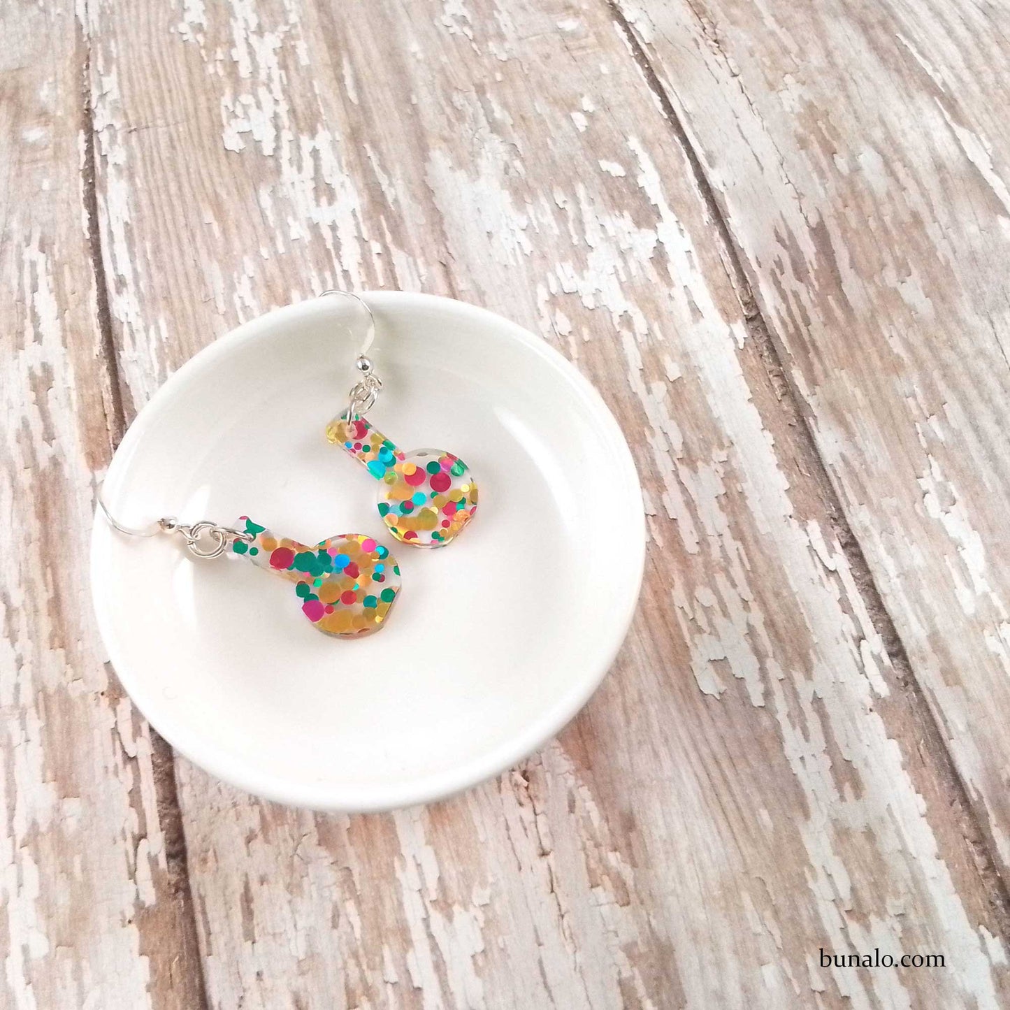 Florence Flask Earrings - Colorful Party Edition
