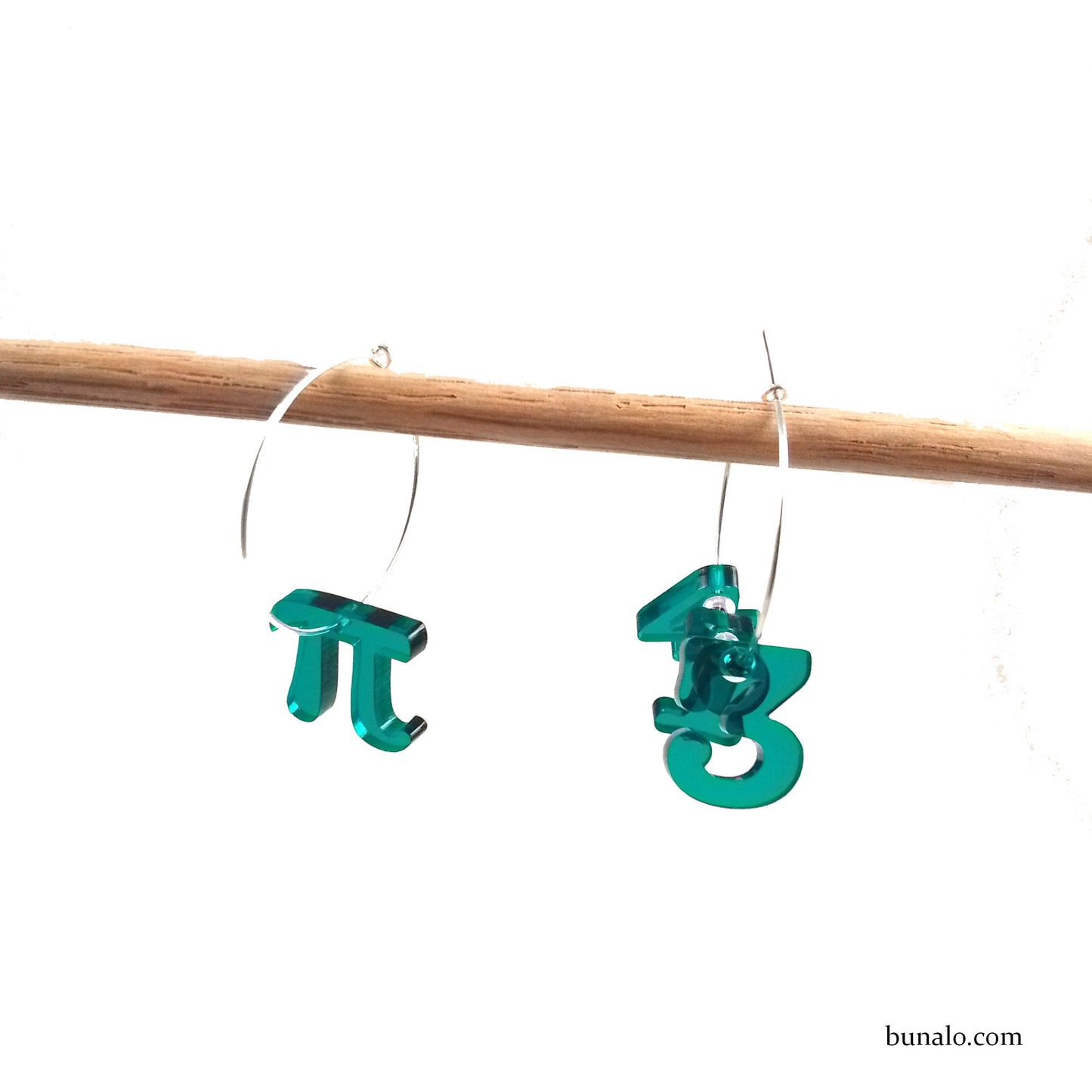 Pi Hoop Earrings