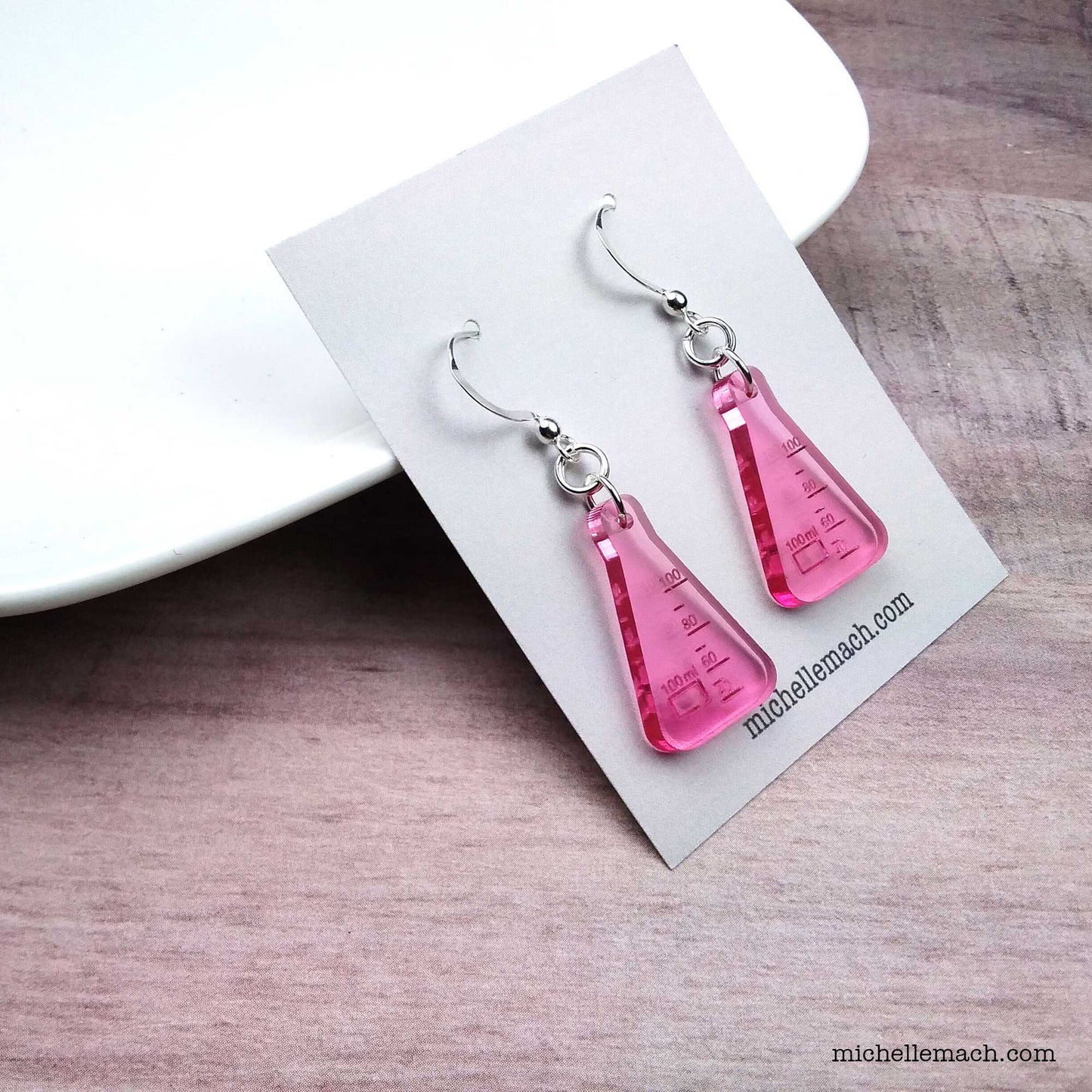 Beaker and Flask Earrings