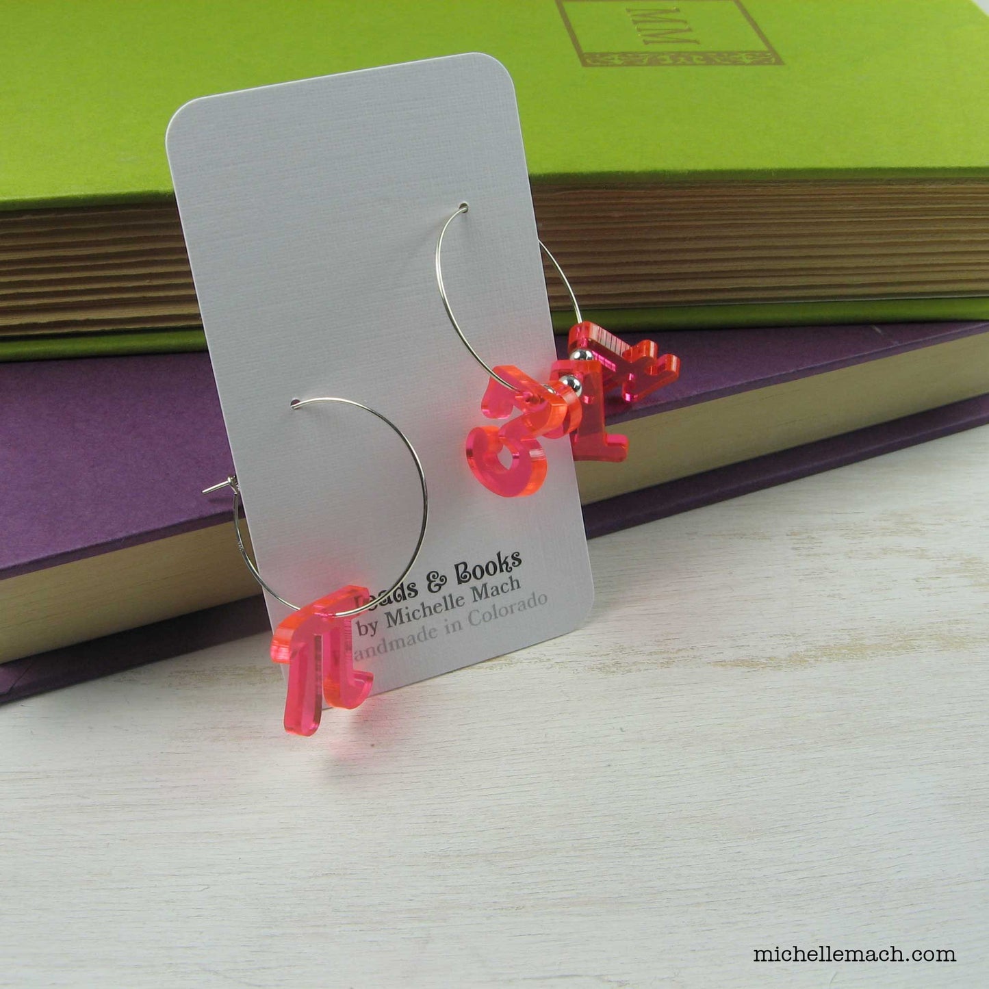 Pi Hoop Earrings