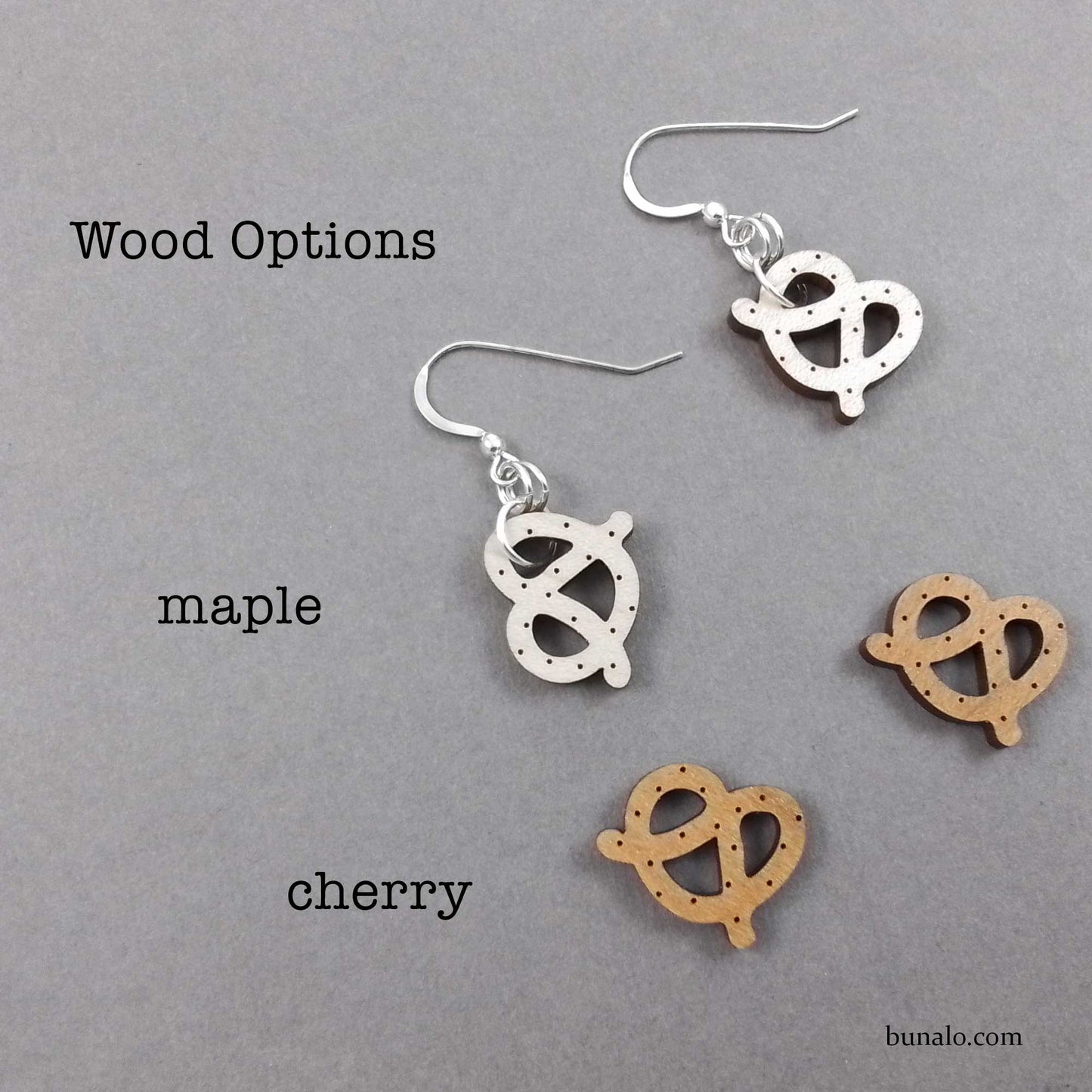 Pretzel Earrings