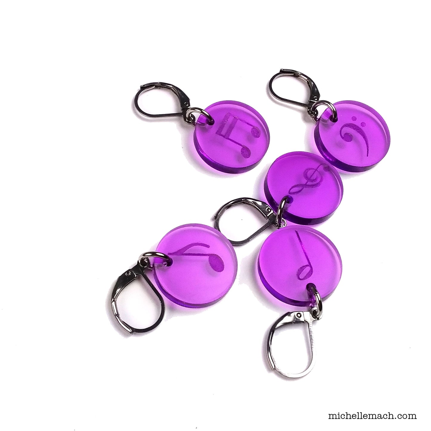 Music Stitch Markers (Set of 5)