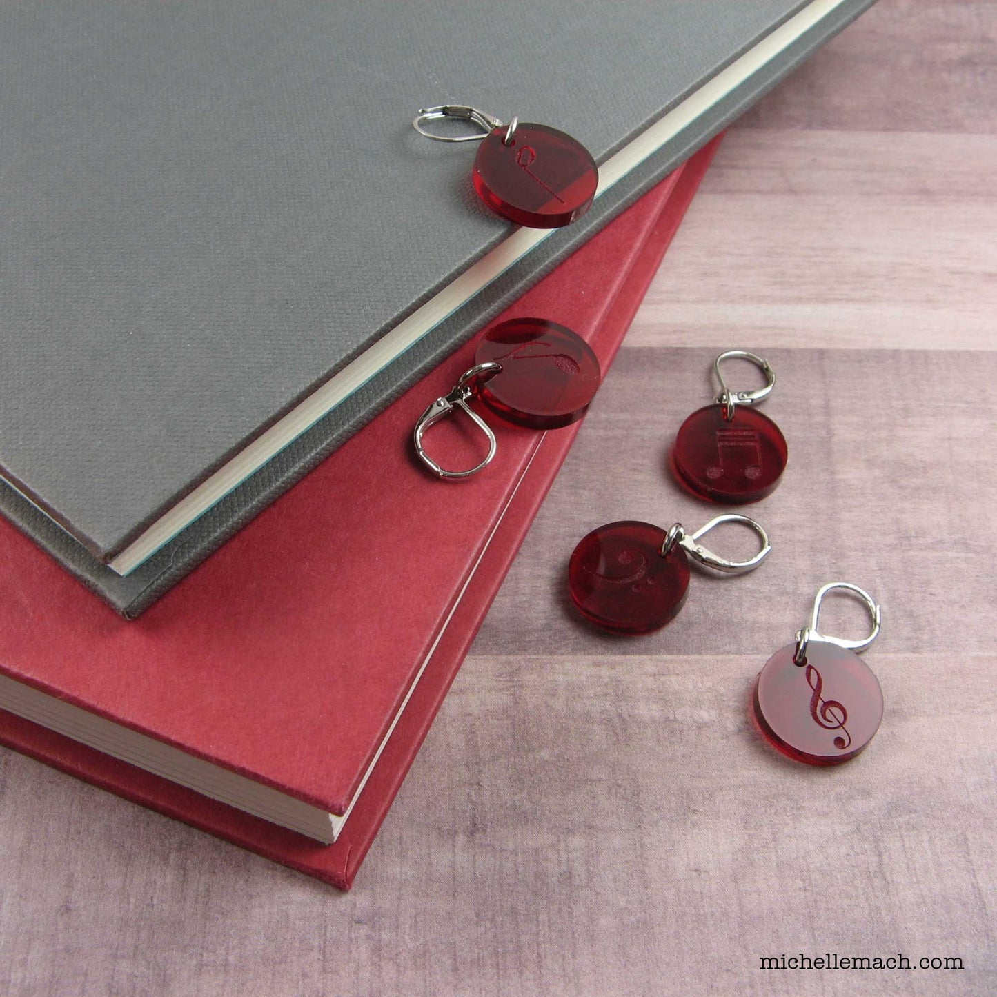Music Stitch Markers (Set of 5)