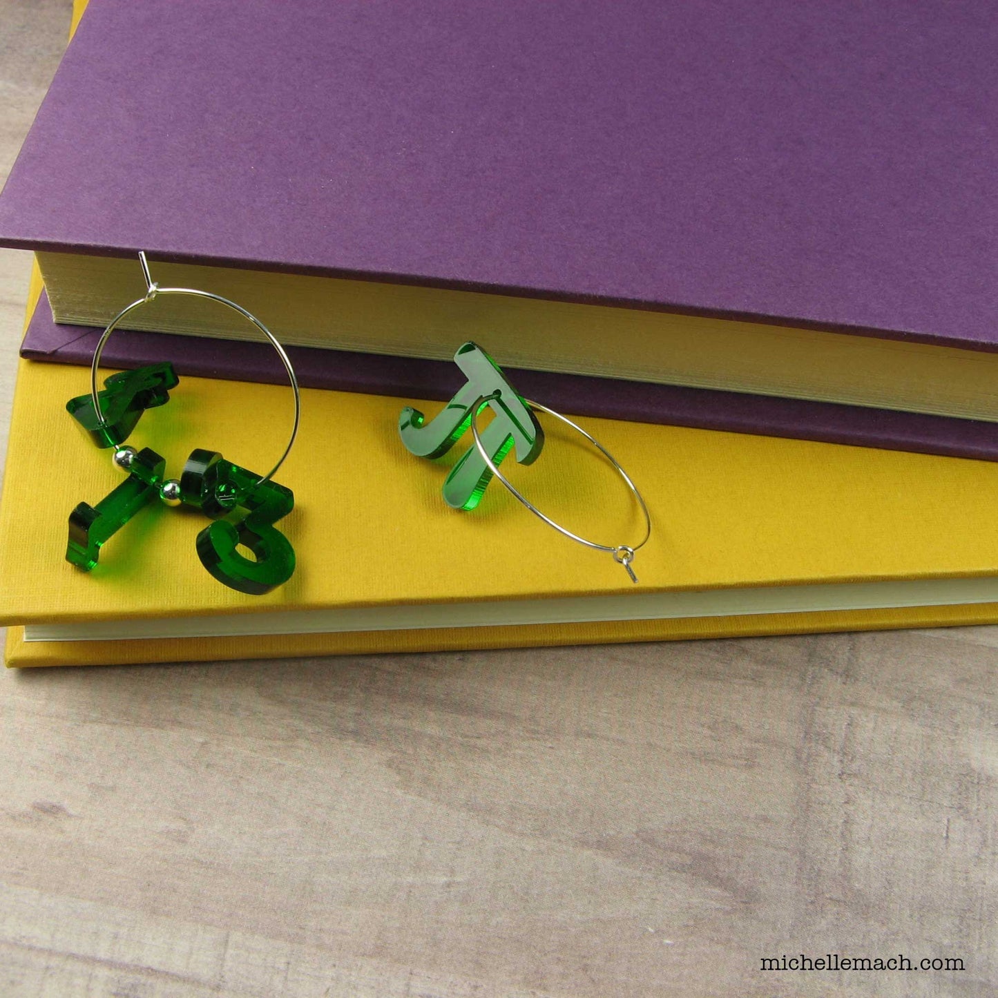 Pi Hoop Earrings