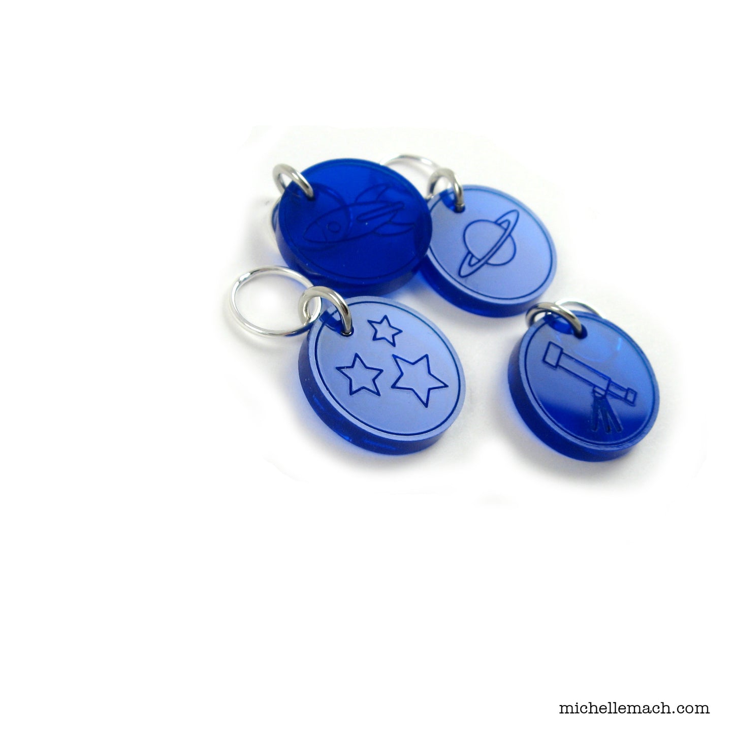 Space Stitch Markers (Set of 4)