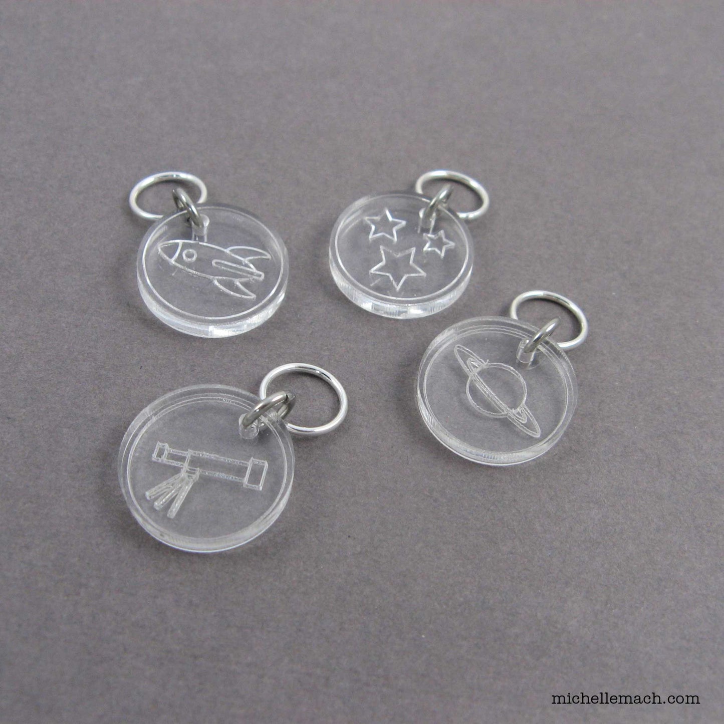 Space Stitch Markers (Set of 4)
