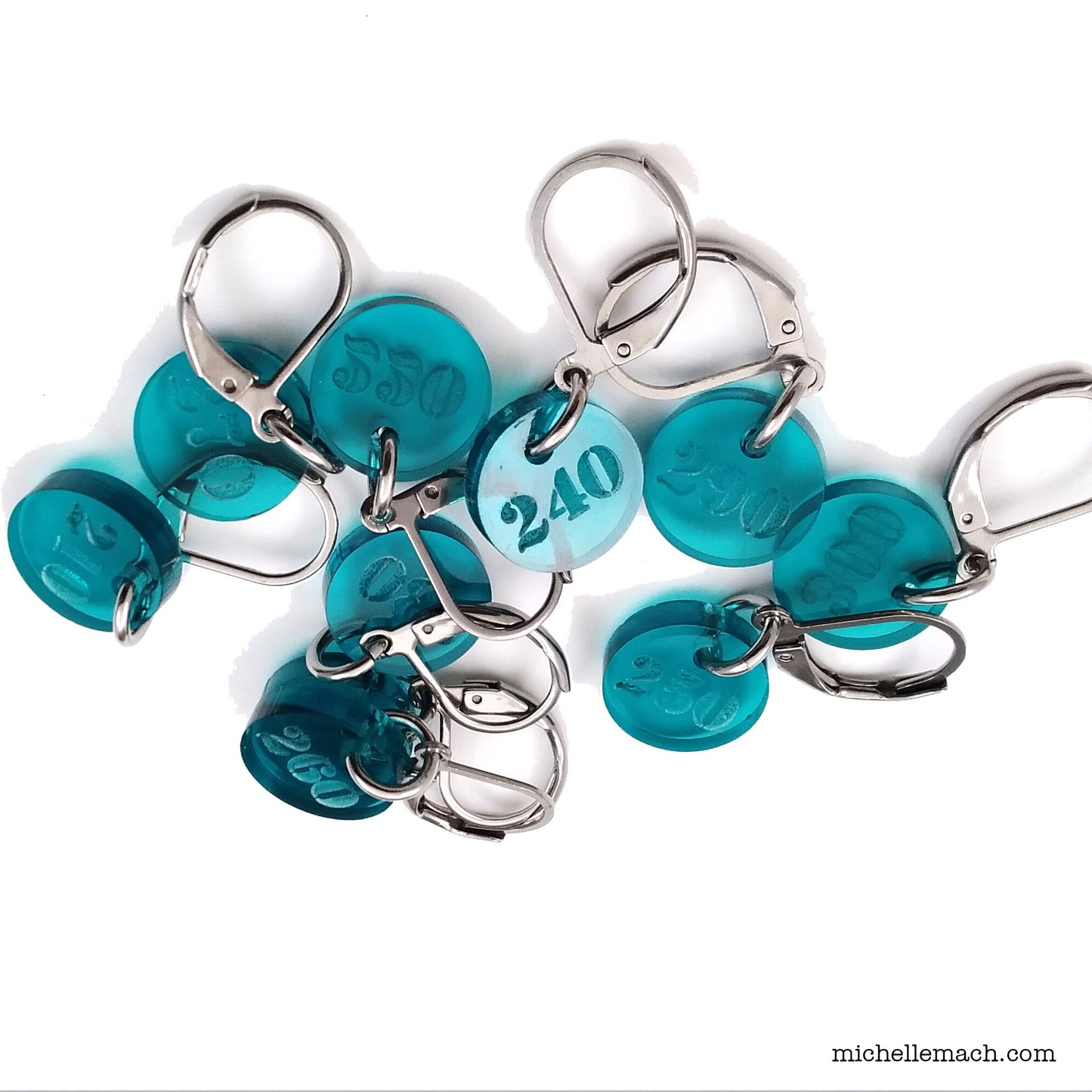 210-300 Number Stitch Markers (Set of 10)