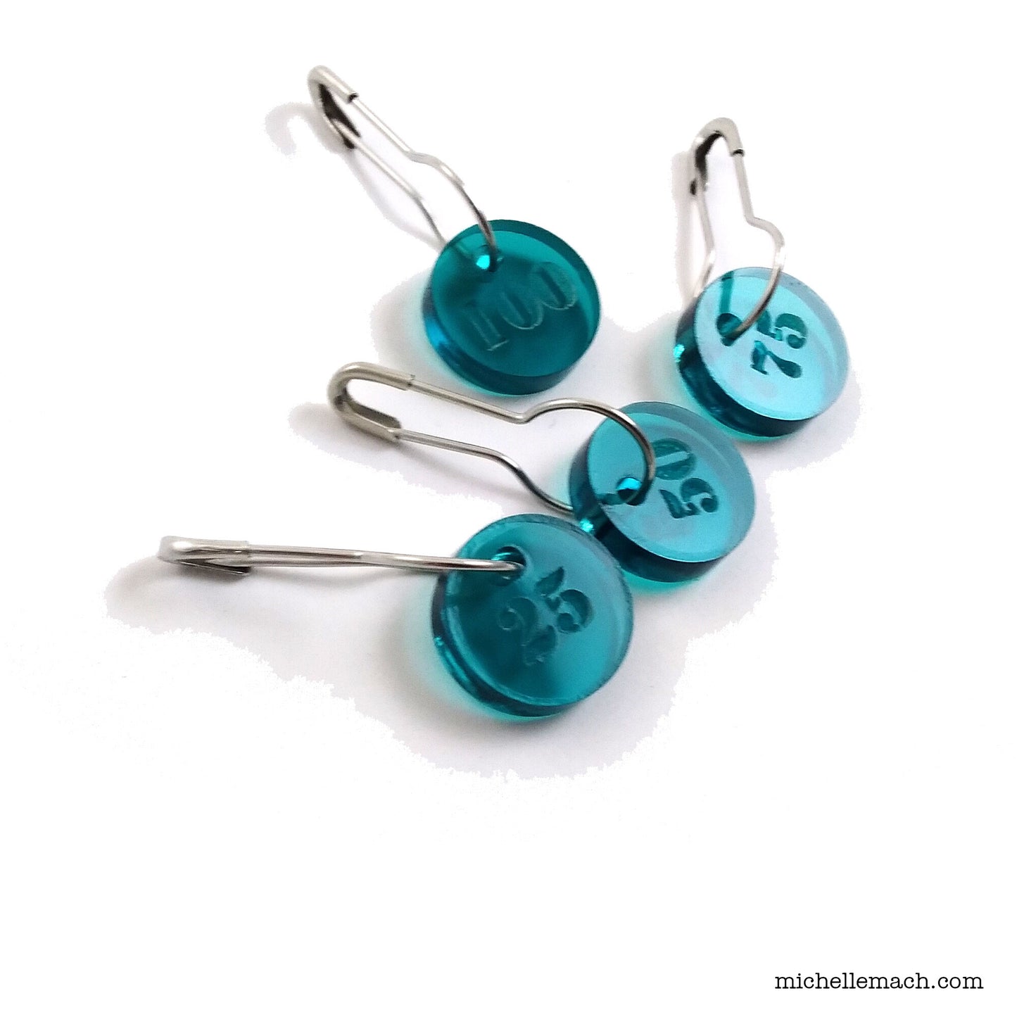 25-100 Number Stitch Markers (Set of 4)