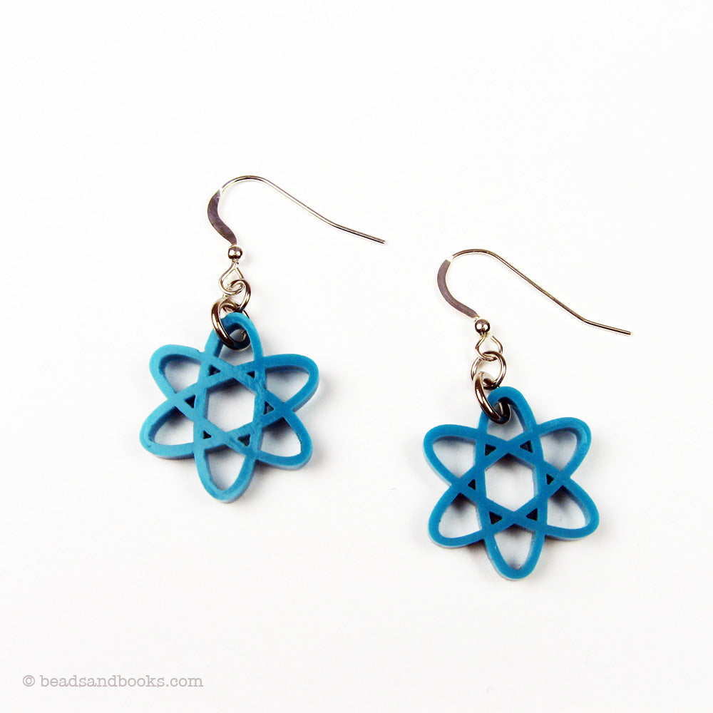 Colorful Atom Earrings