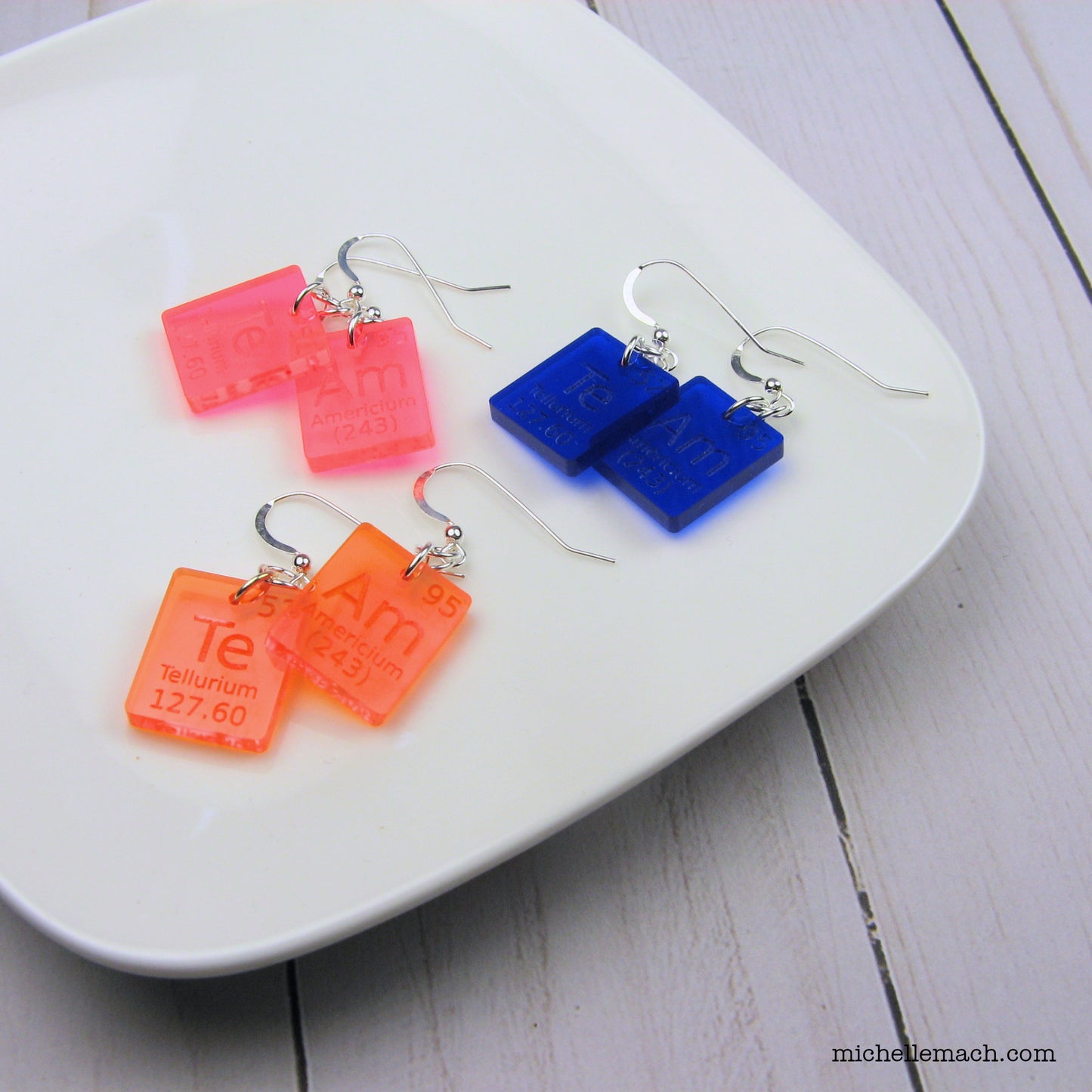 Periodic Table Element Earrings