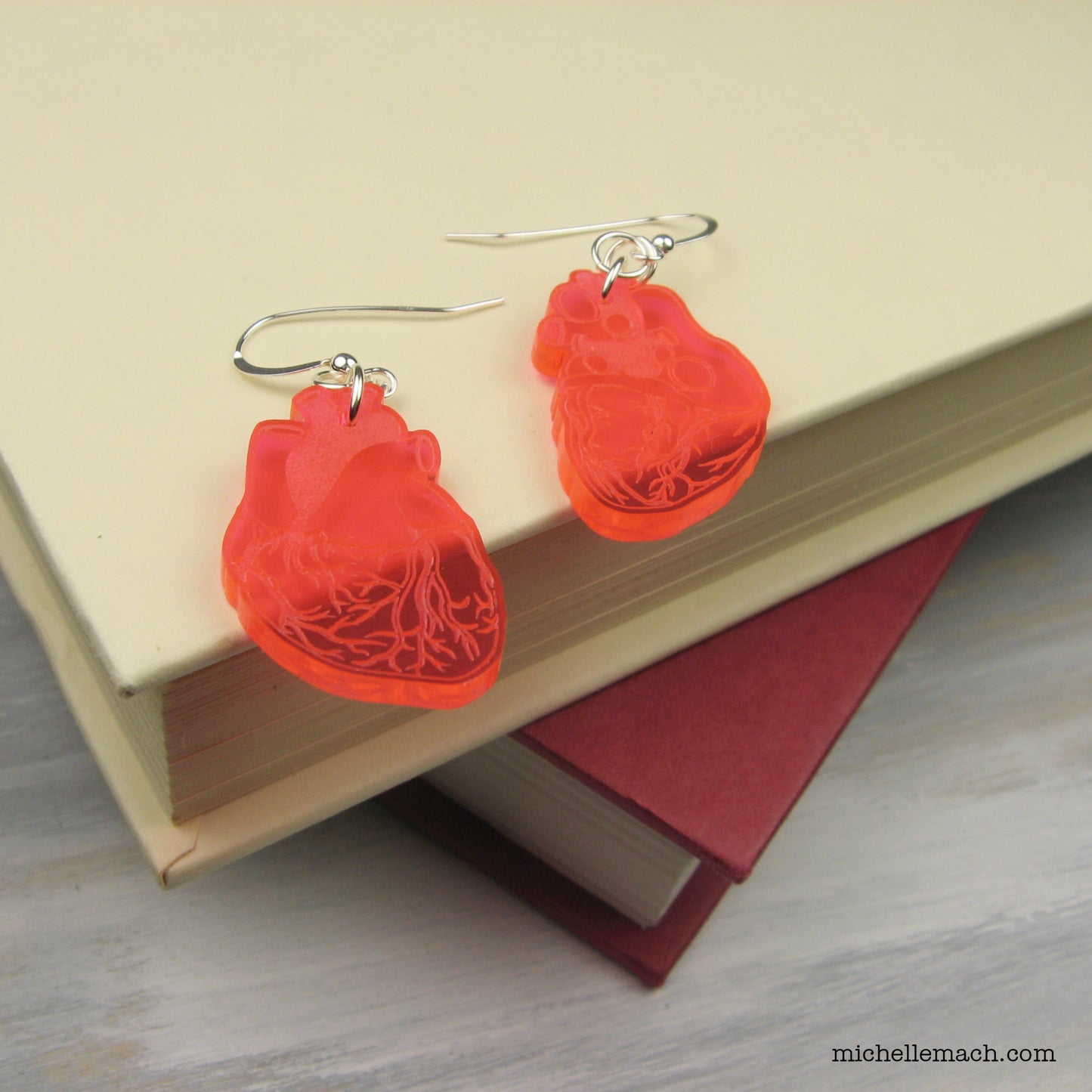 Anatomical Heart Earrings